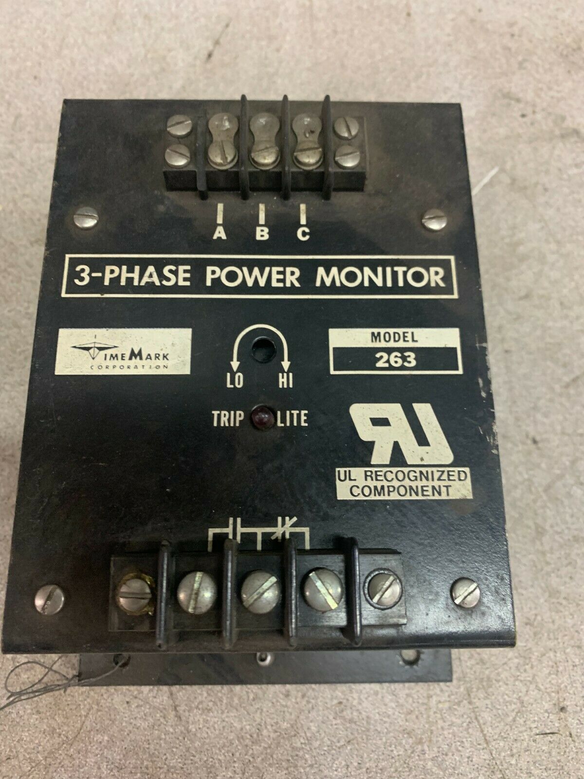 USED TIME MARK 3-PHASE POWER MONITOR D263