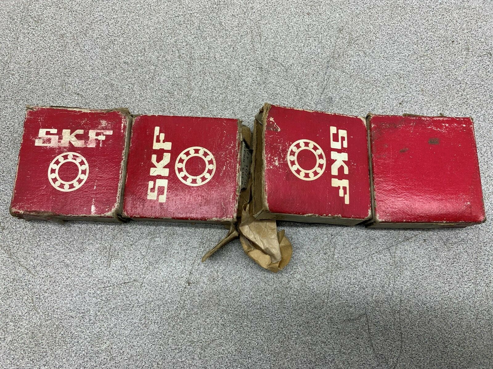 LOT OF 4 NEW IN BOX SKF BEARING 6303 NRJEM