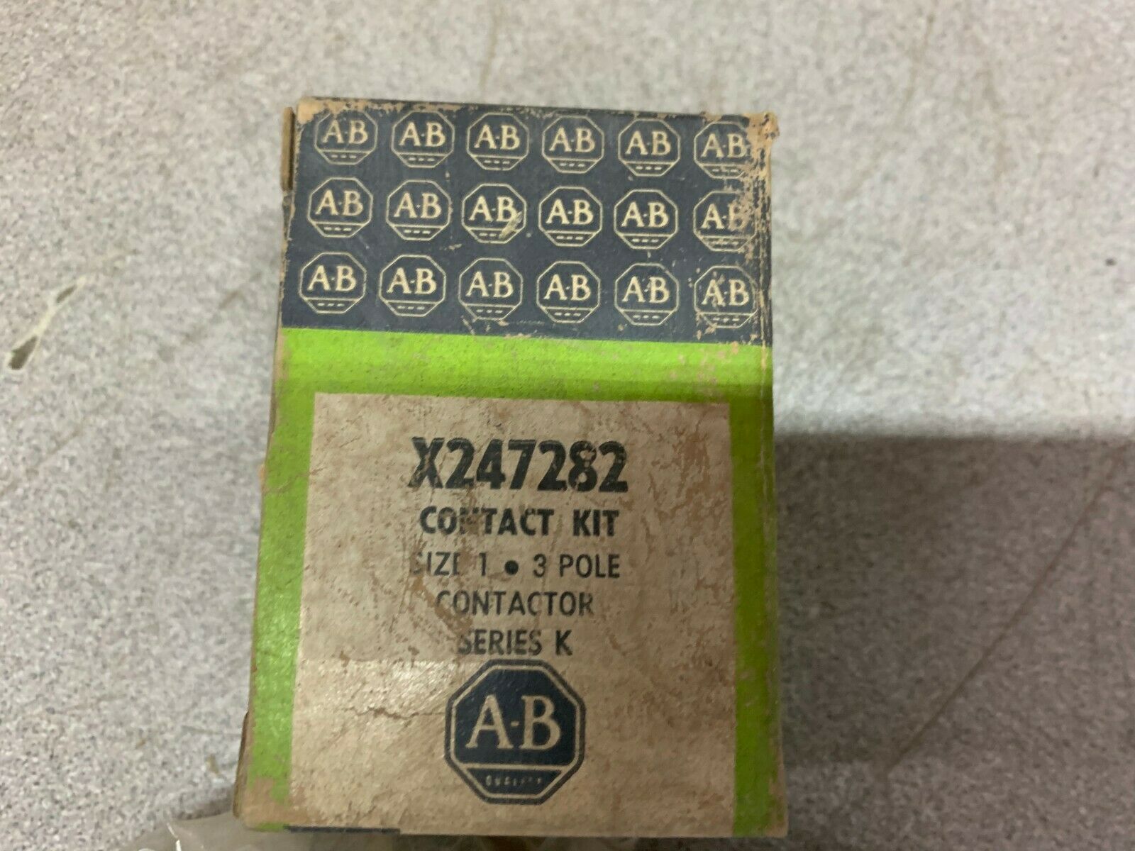 NEW IN BOX ALLEN BRADLEY 3 POLE SIZE 1 CONTACT KIT X247282