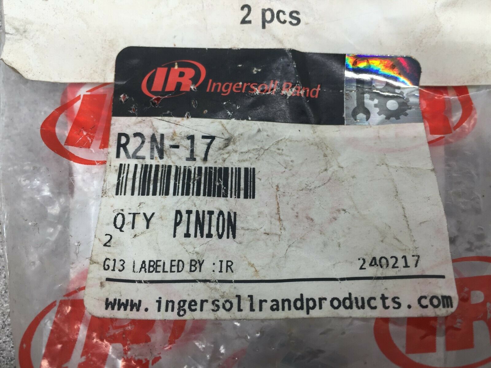 NEW IN BAG OF 2 INGERSOLL RAND PINION R2N-17