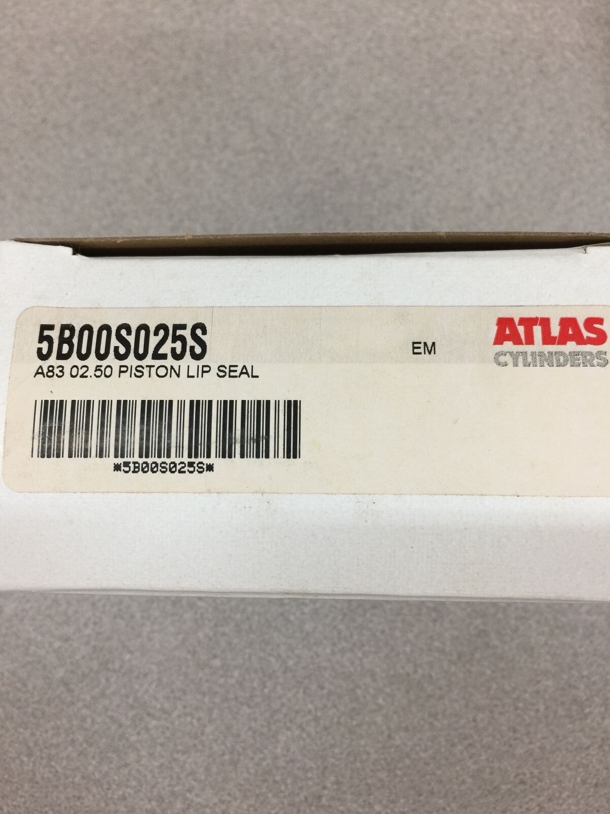 NEW IN BOX ATLAS PISTON LIP SEAL KIT 5B00S025S