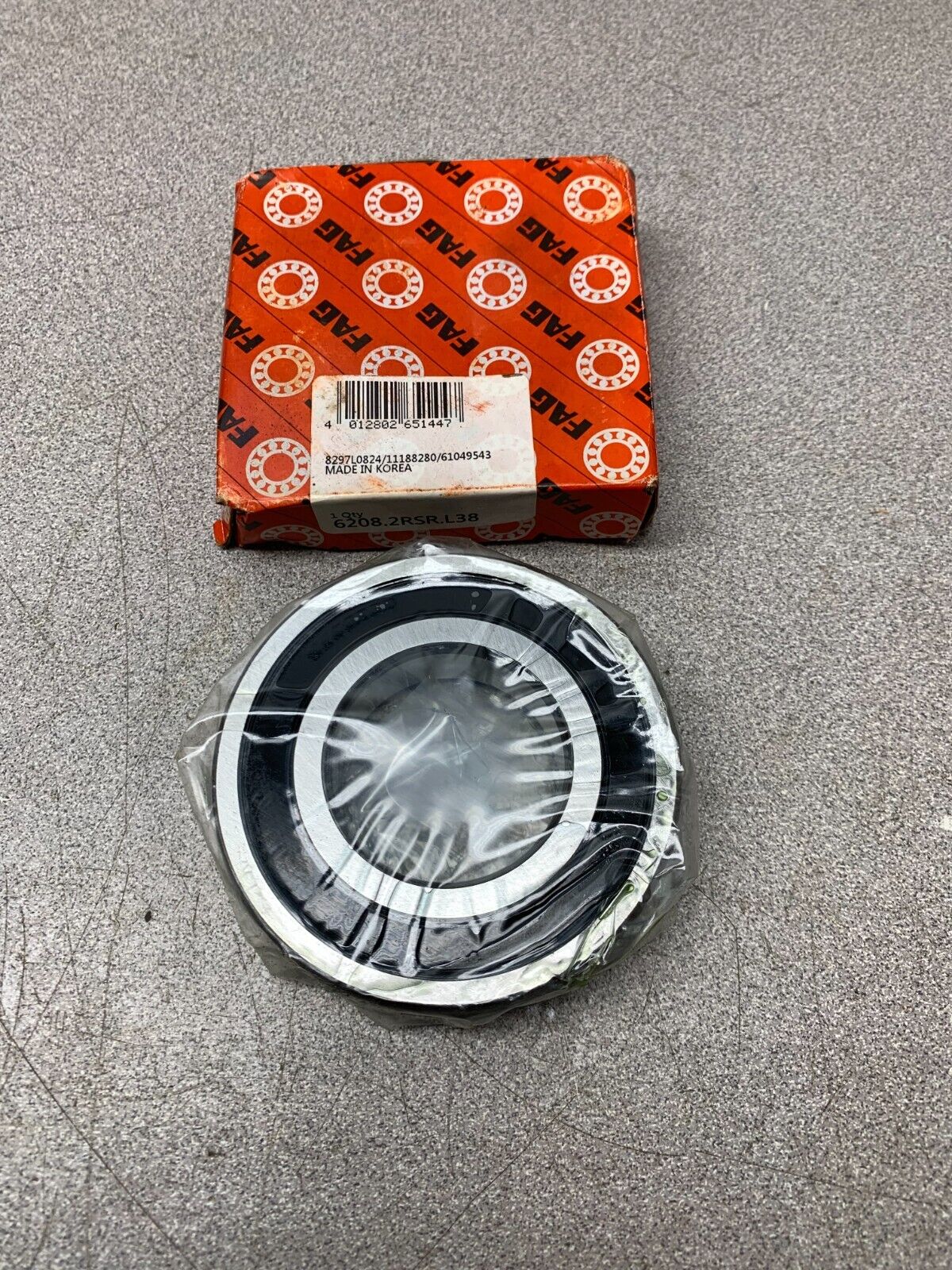 NEW IN BOX FAG ROLLER BEARING 6208.2RSR.L38