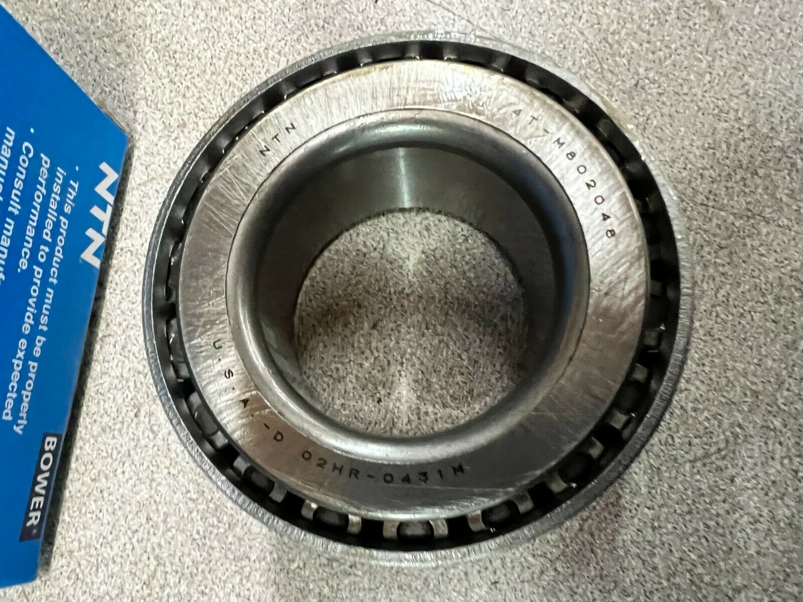 NEW IN BOX NTN ROLLER BEARING 4T-M802048