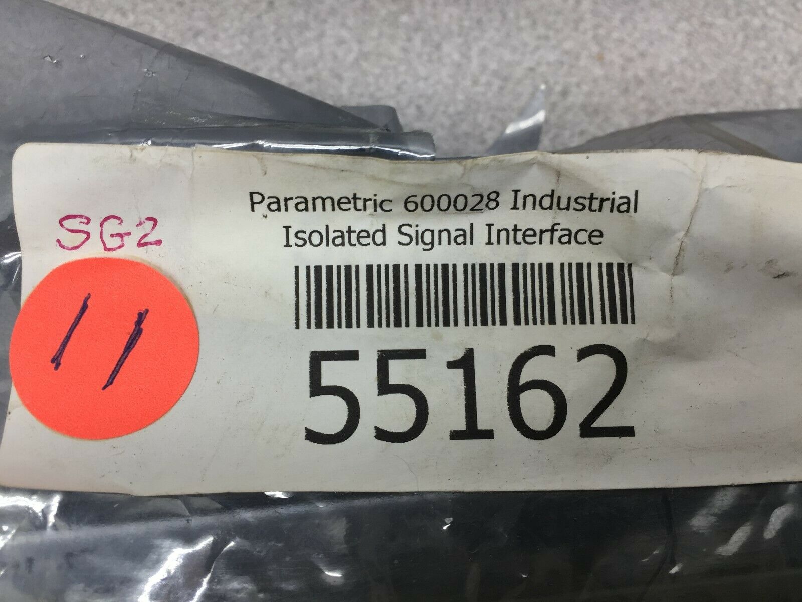 USED PARAMETRICS ISOLATED SIGNAL INTERFACE 600028