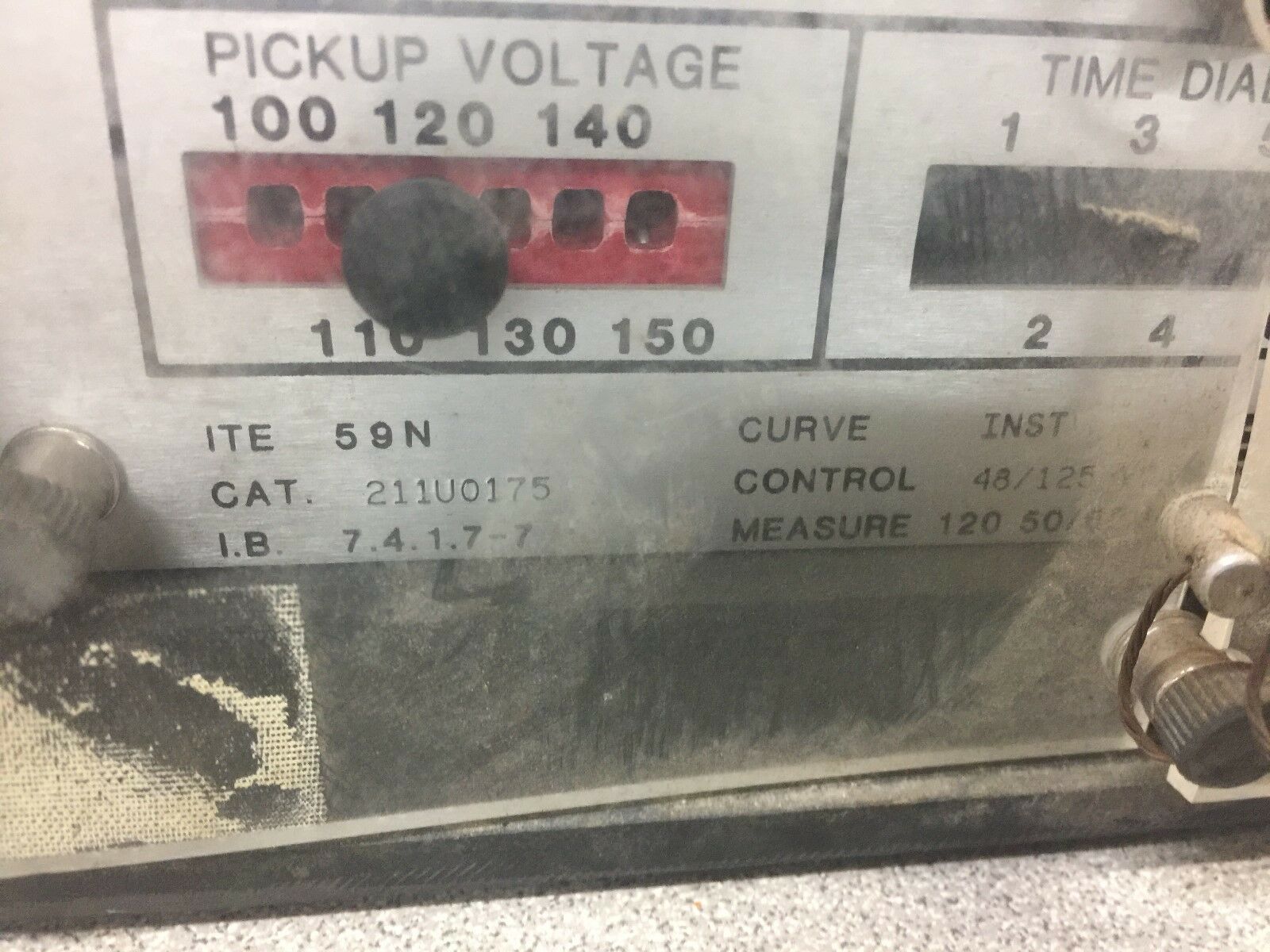 USED ABB CIRCUIT SHIELD OVERVOLTAGE RELAY 211U0175