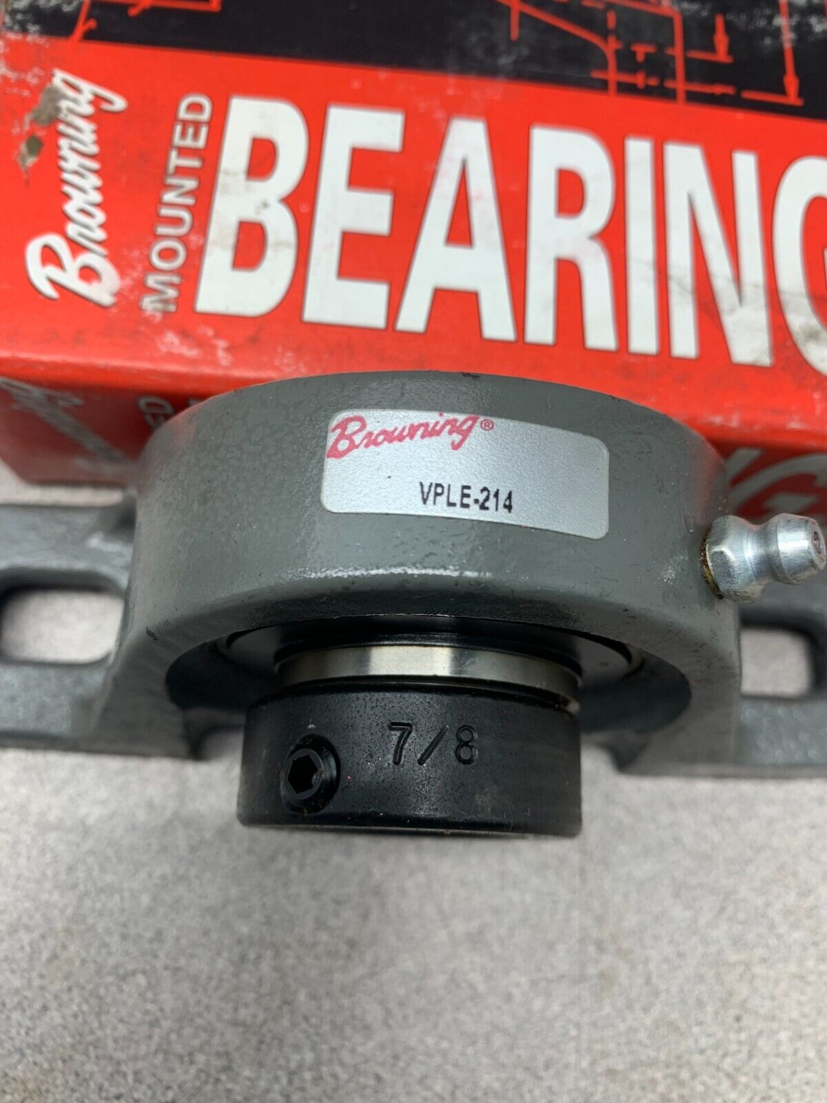 NEW IN BOX BROWNING 7/8" PILLOW BLOCK BEARING VPLE-214