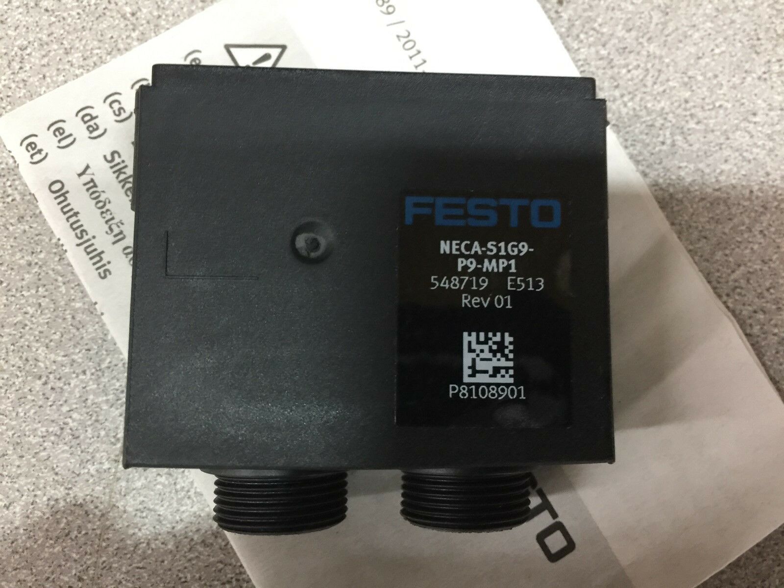 NEW NO BOX FESTO CONNECTOR NECA-S1G9-P9-MP1