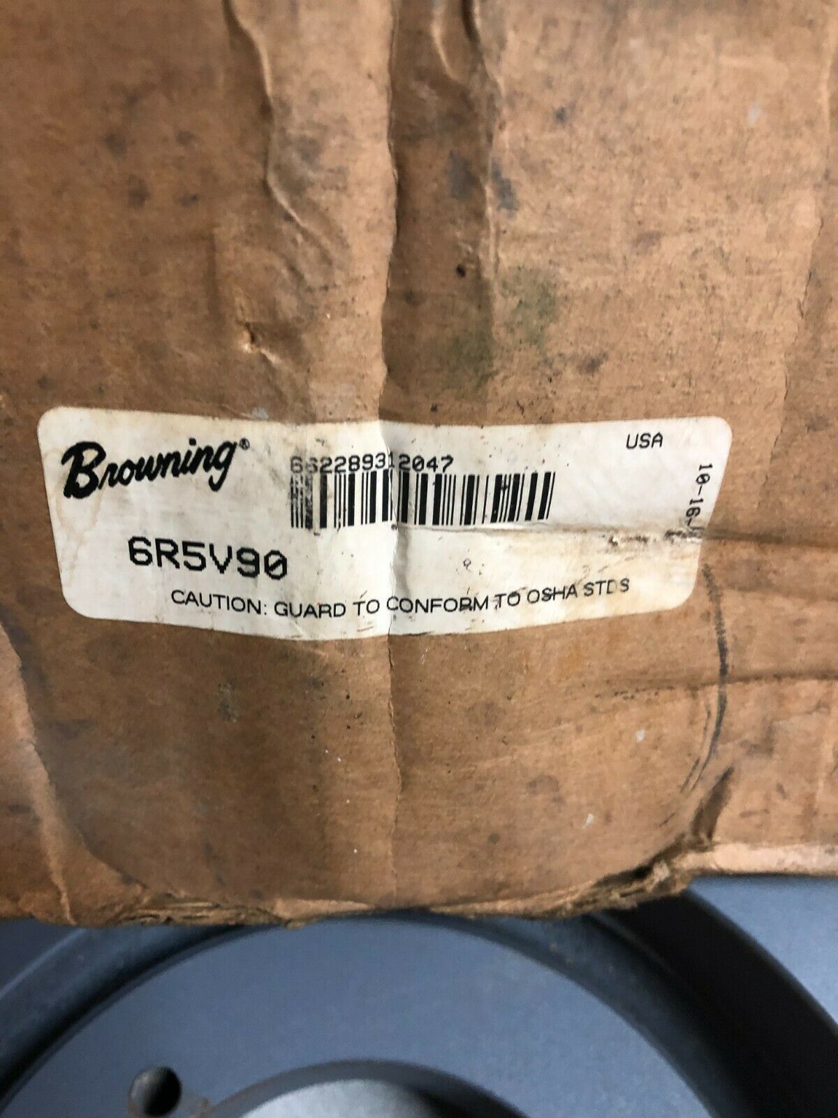 NEW IN BOX BROWNING 6 GROOVE SHEAVE PULLEY 6R5V90