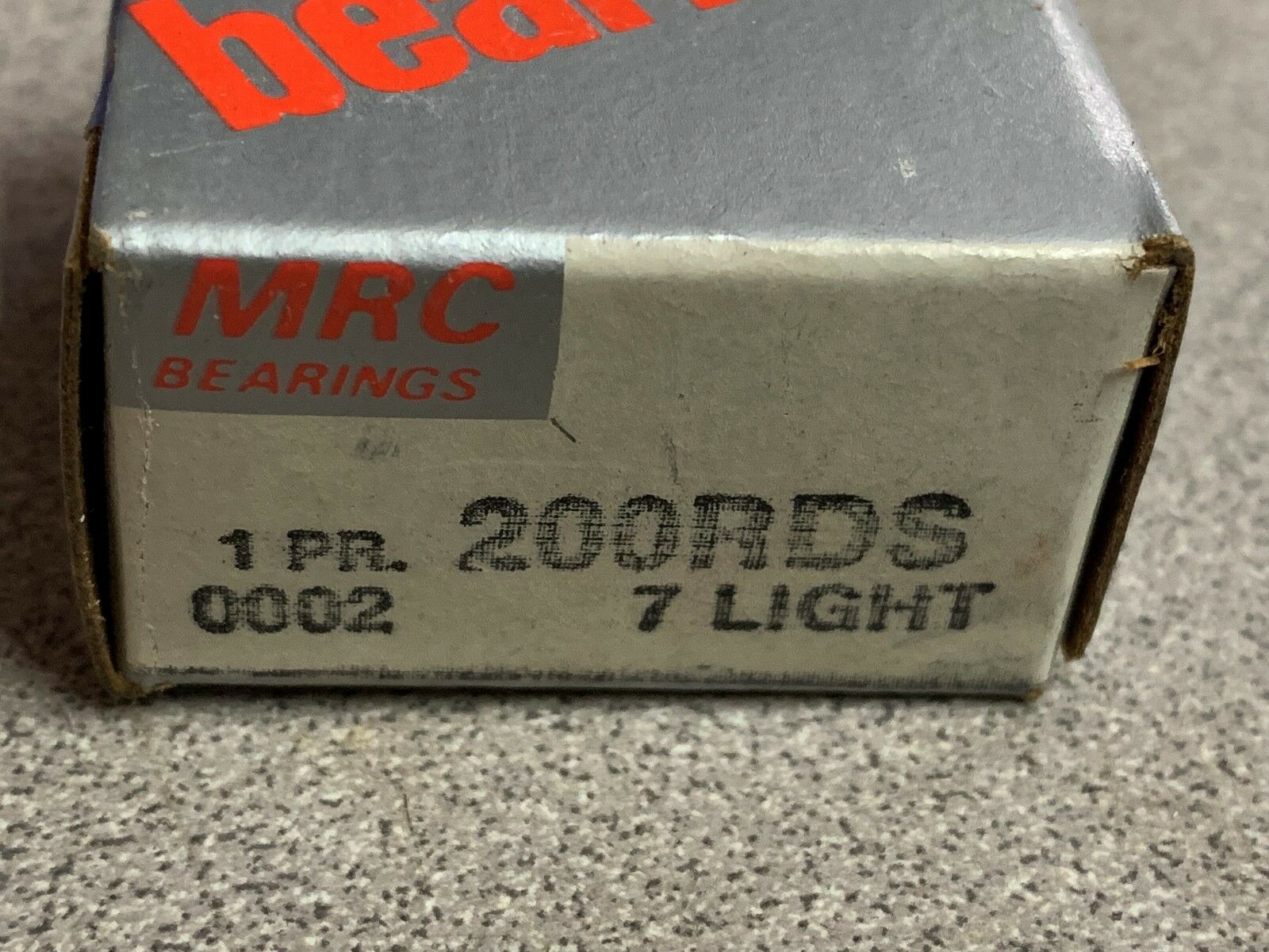 NEW IN BOX MRC PAIR OF Angular Contact Ball Bearings 200RDS