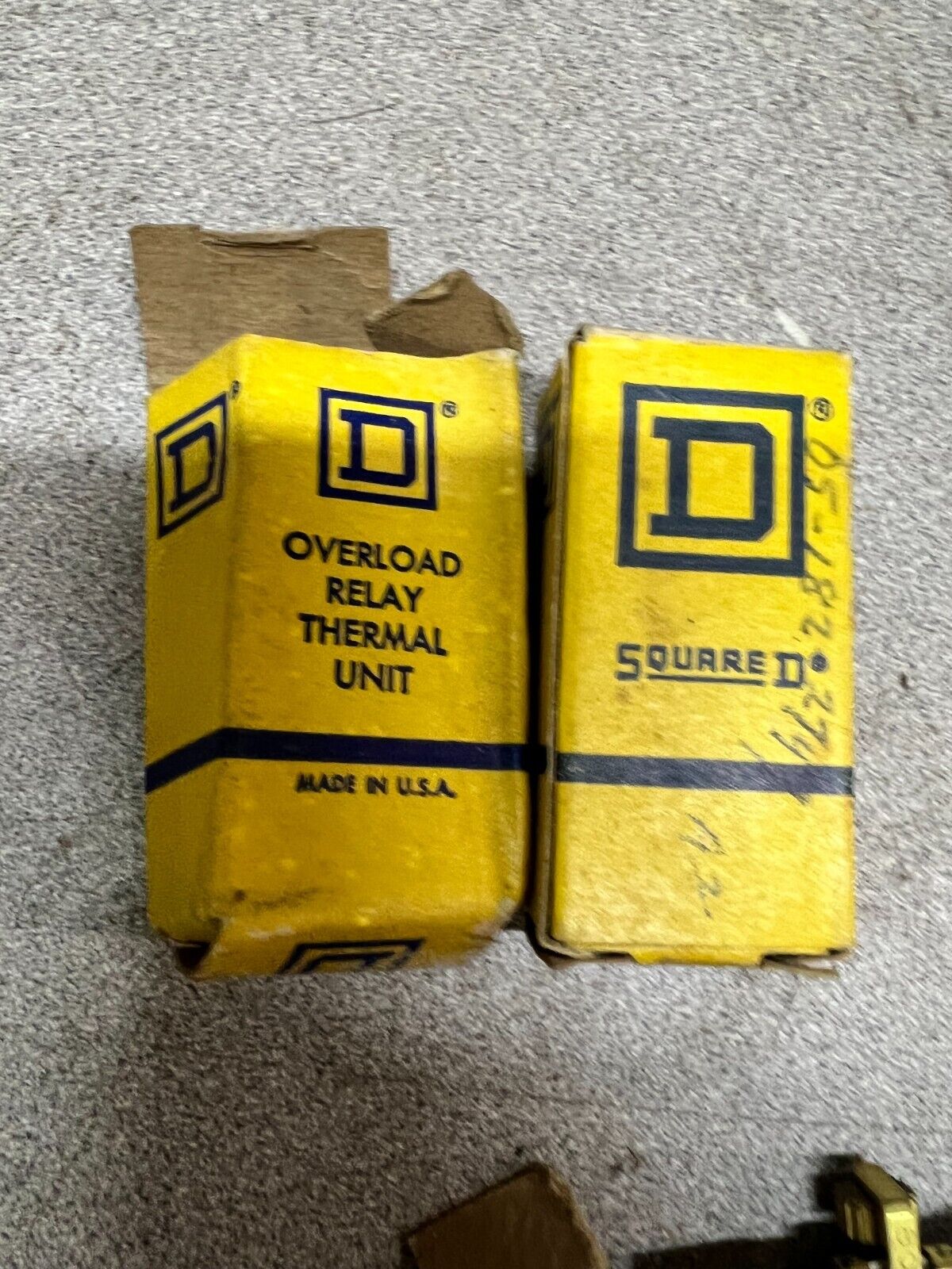 LOT OF 2 NEW IN BOX SQUARE D HEATER ELEMENT B3.70