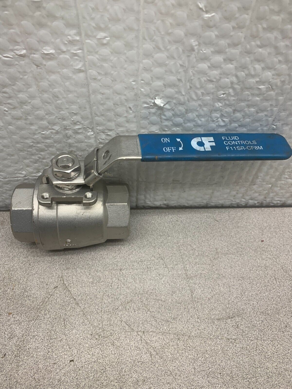 NEW CF FLUID CONTROLS 1-1/2" 1000 WOG STAINLESS BALL VALVE F11SR-CF8M