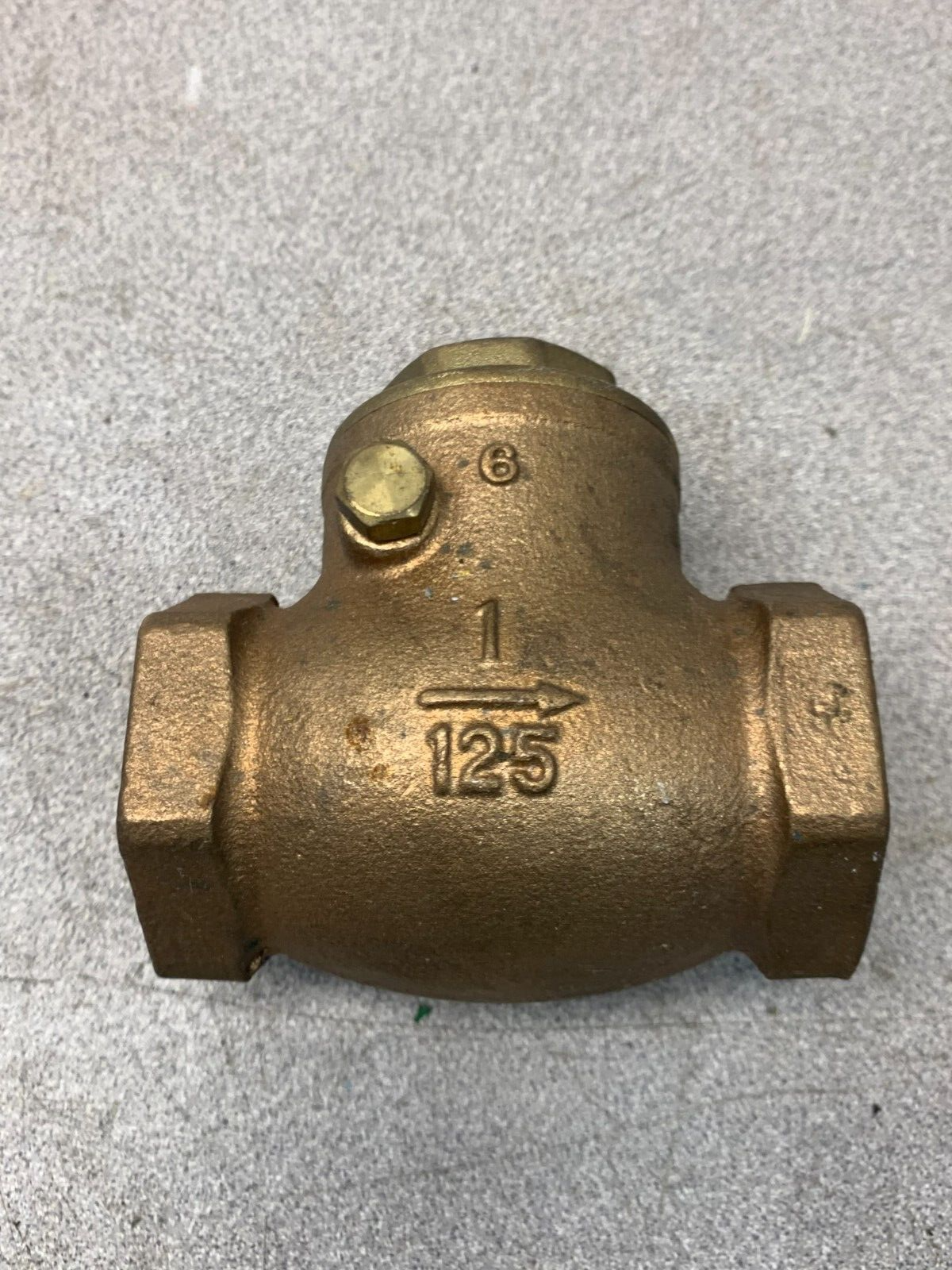 NEW NO BOX KITZ 1" SWING CHECK VALVE 125