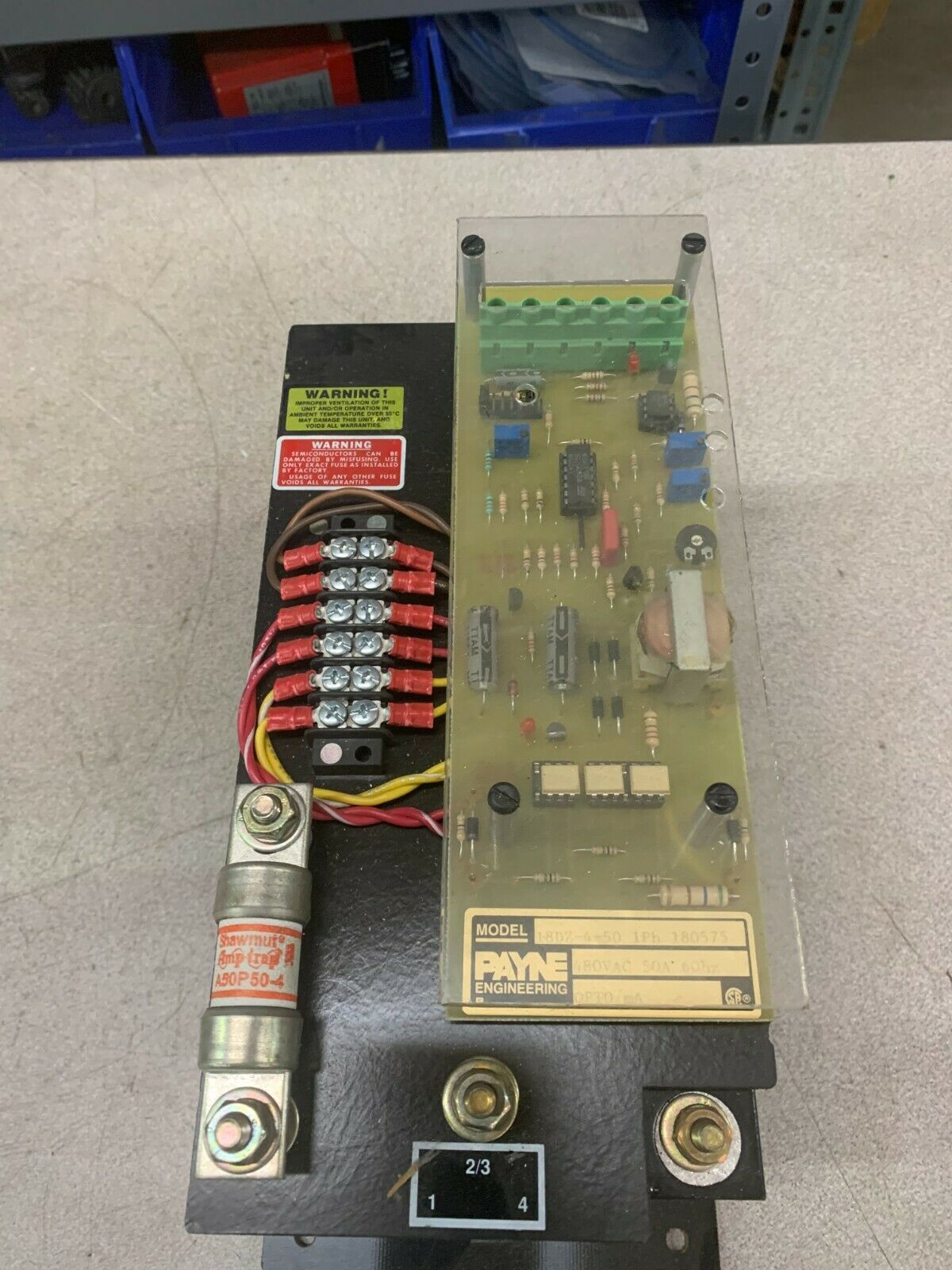 USED PAYNE ENGINEERING POWER MODULE 18DZ-4-50