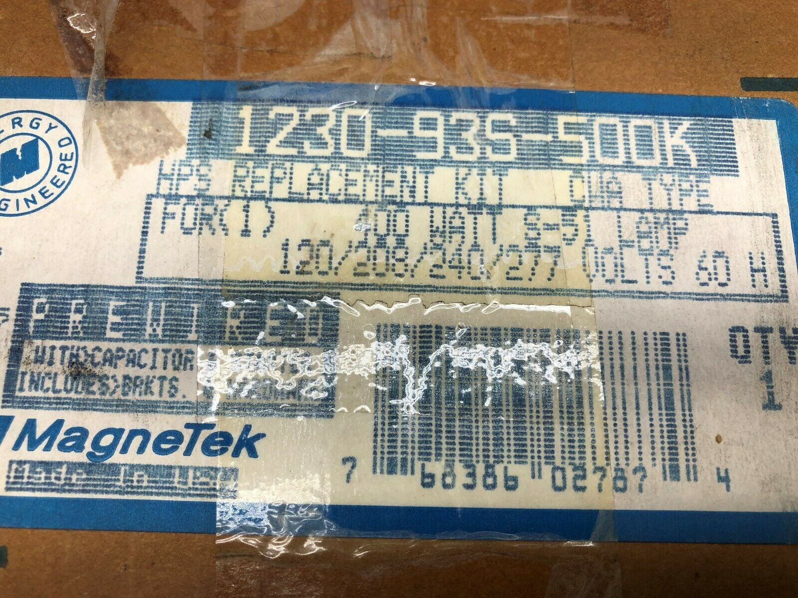 NEW IN BOX MAGNETEK 400 WATT HPS REPLACEMENT KIT CWA TYPE 1230-93S-500K