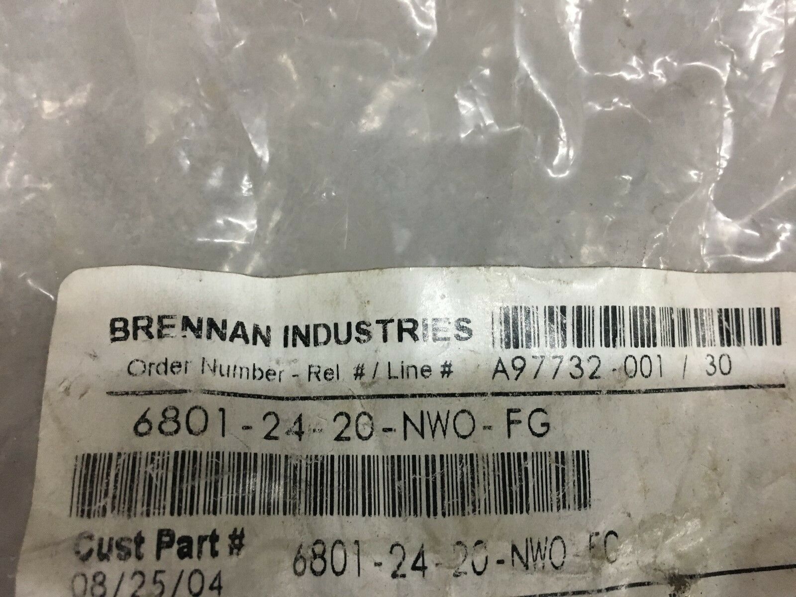 NEW NO BOX BRENNAN ELBOW JOINT 6801-24-20-NWO-FG