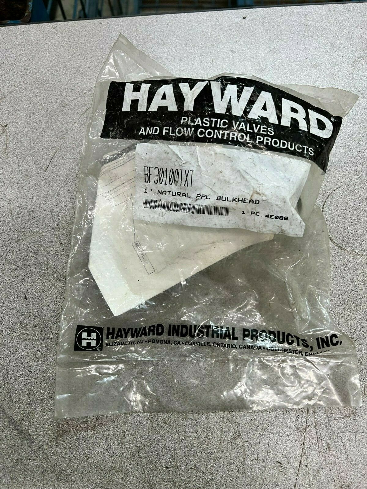 LOT OF 2 NEW IN BAG HAYWARD BULKHEAD BF30100TXT