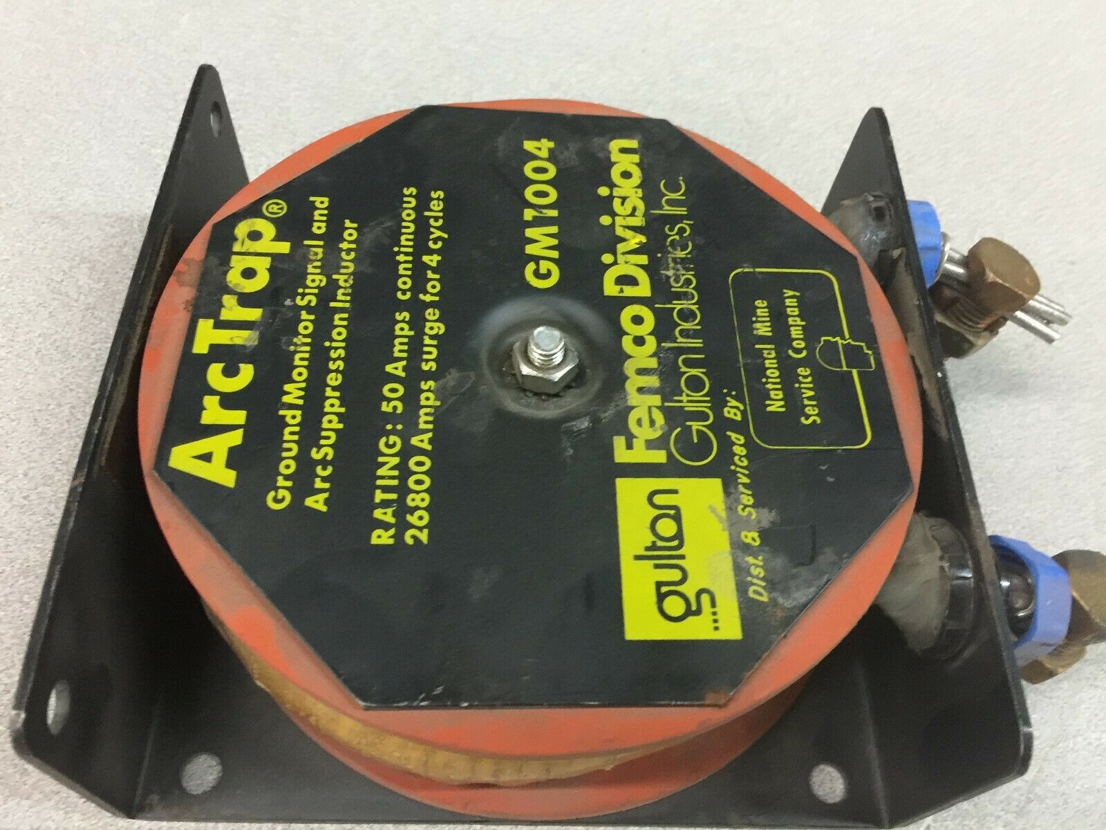 USED GULTON 50AMP ARC TRAP ARC SUPPRESSION INDUCTOR GM1004