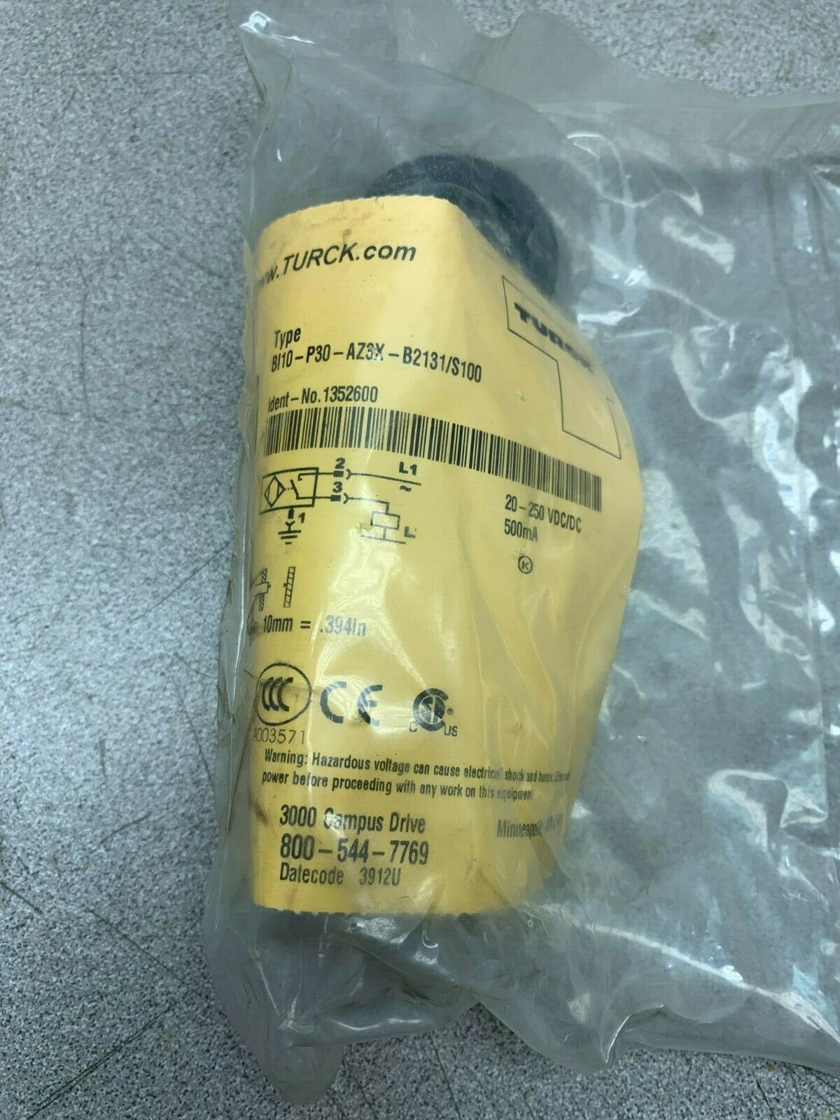 NEW IN BAG TURCK SENSOR BI10-P30-AZ3X-B1231/S100