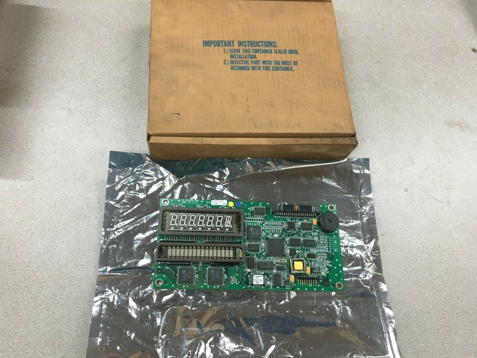 NEW IN BOX METTLER-TOLEDO DISPLAY PC BOARD C14091800A