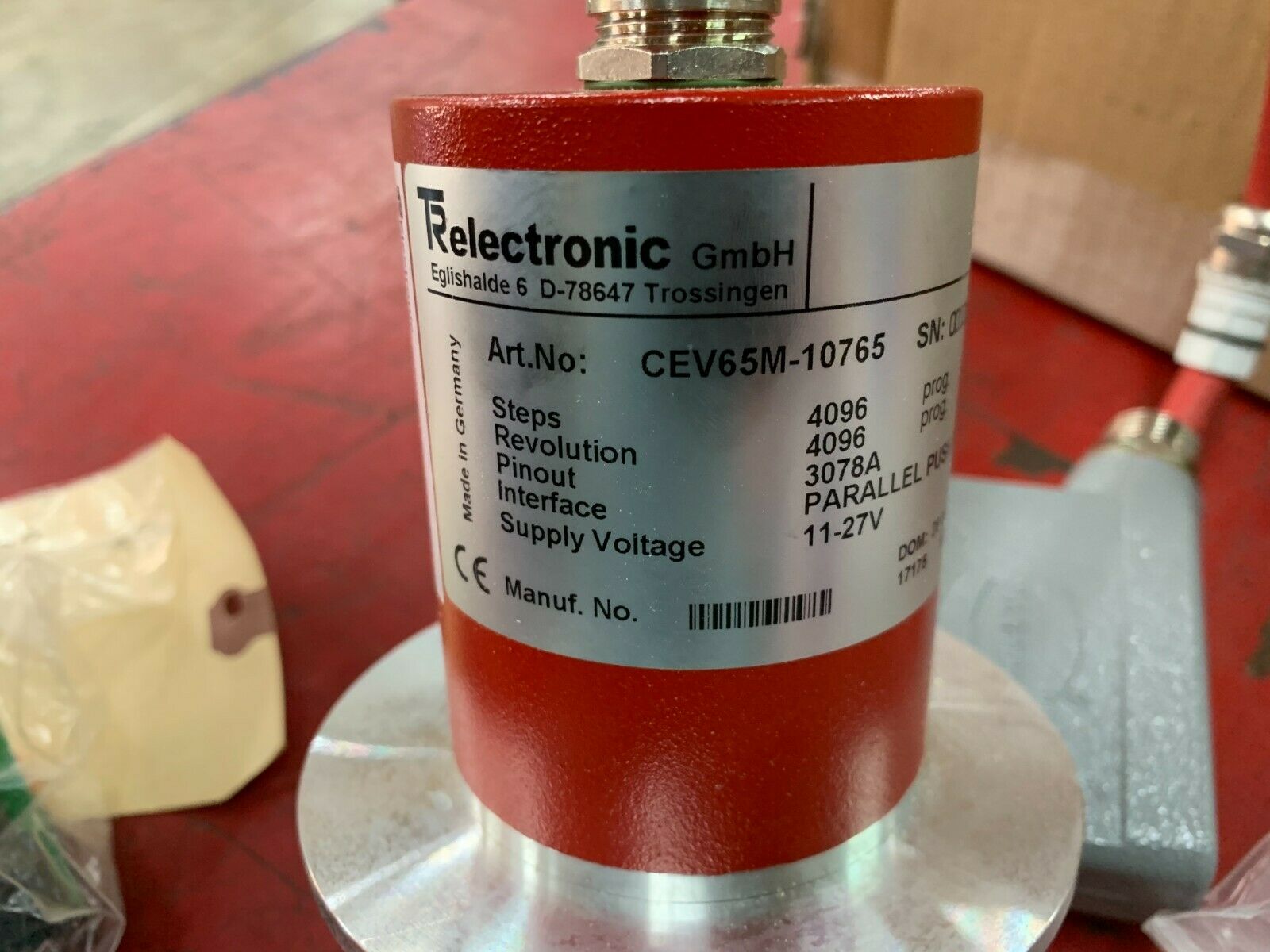 NEW IN BOX TR ELECTRONIC ROTARY ENCODER CEV65M-10765