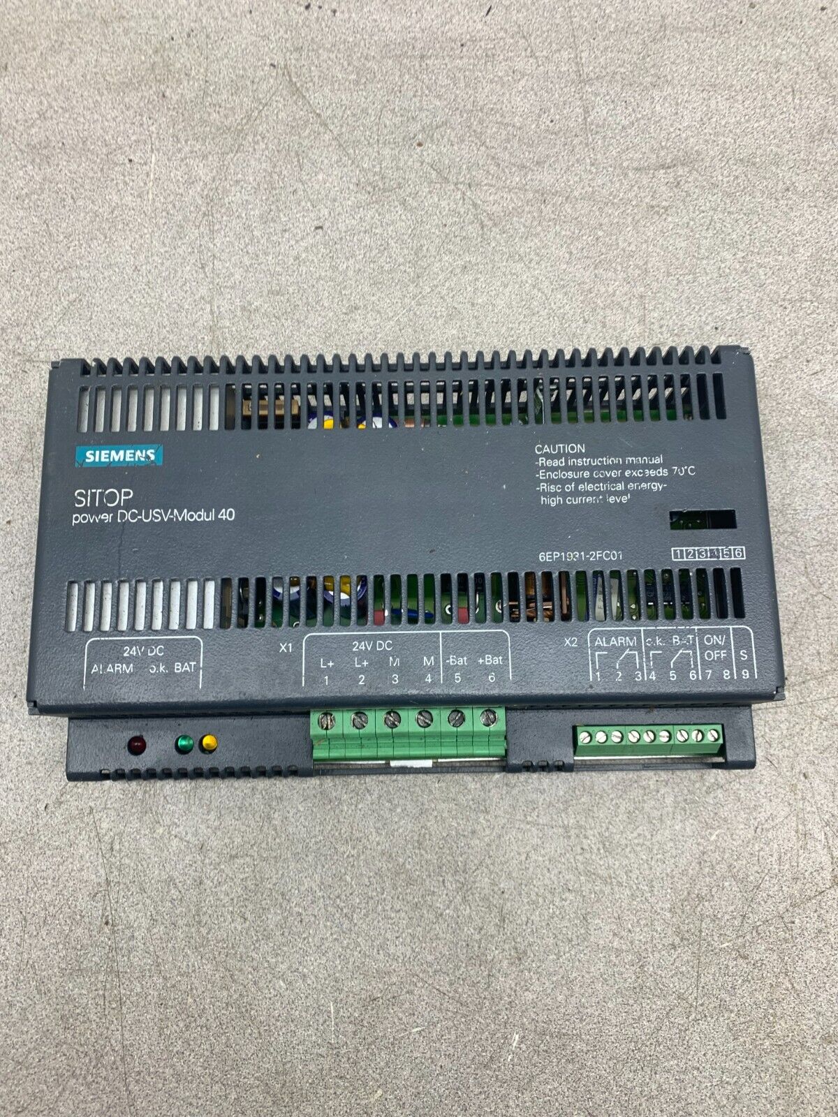 USED SIEMENS SITOP POWER SUPPLY 6EP1931-2FC01