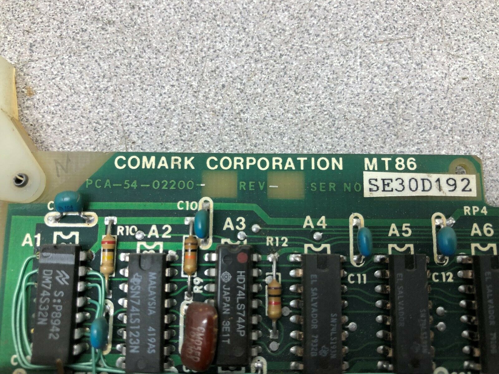 USED COMARK CORP PC CONTROL BOARD PCA-54-02200