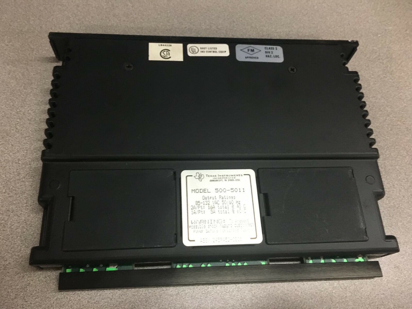 USED TEXAS INSTRUMENTS OUTPUT MODULE 500-5011