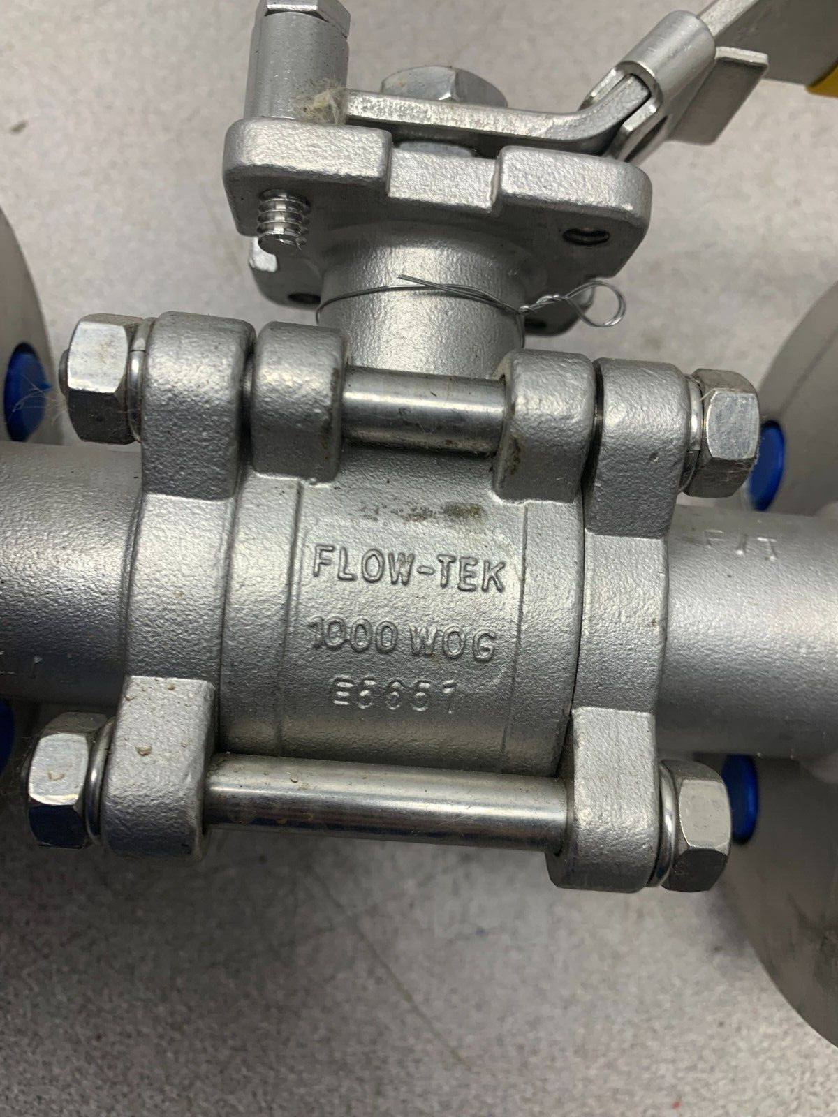 NEW FLOW-TEK SERIES 7000 STAINLESS 1" FLANGED BALL VALVE 1000 WOG BODY CF8M