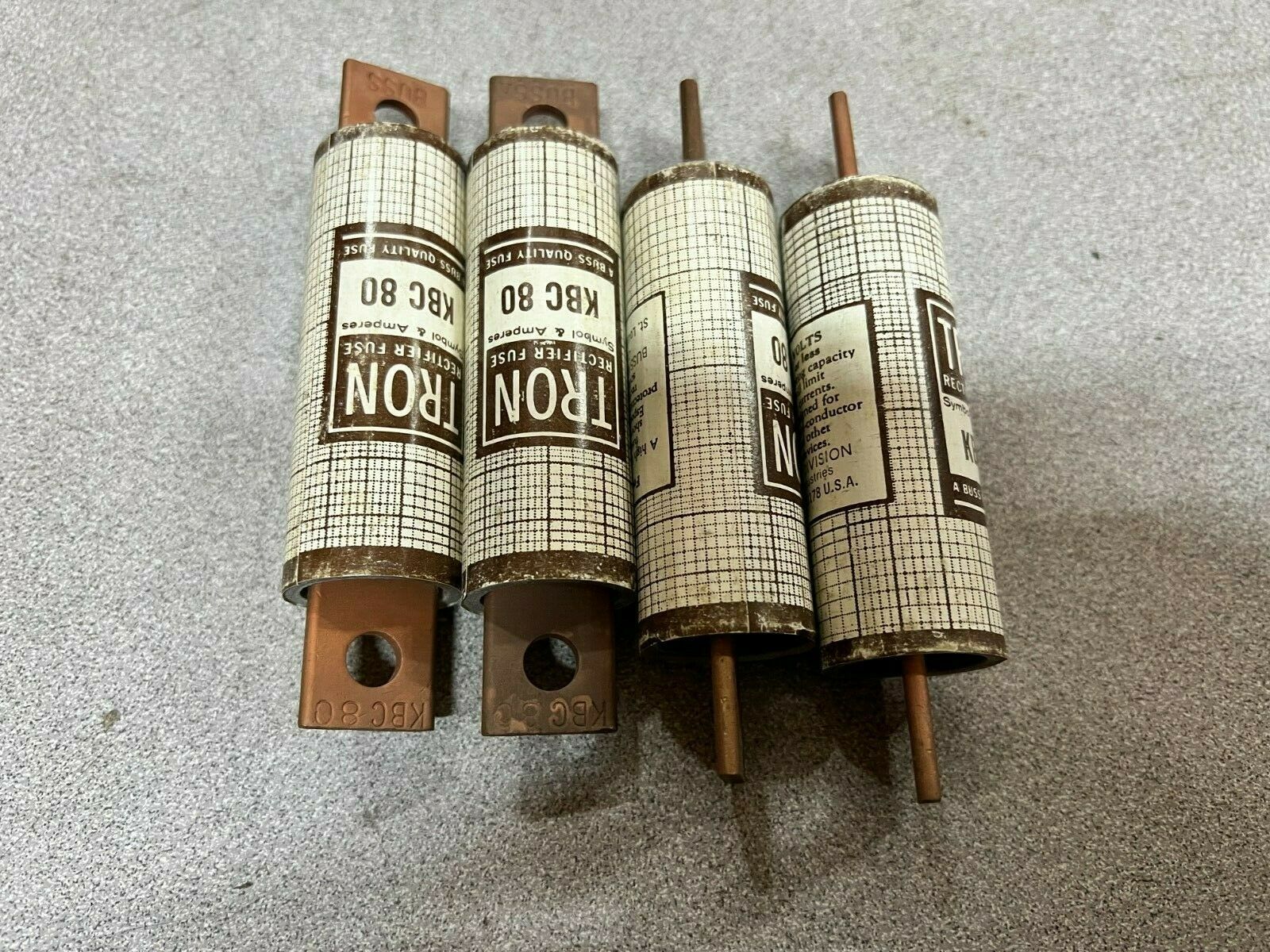 LOT OF 4 NEW NO BOX TRON FUSE KBC-80