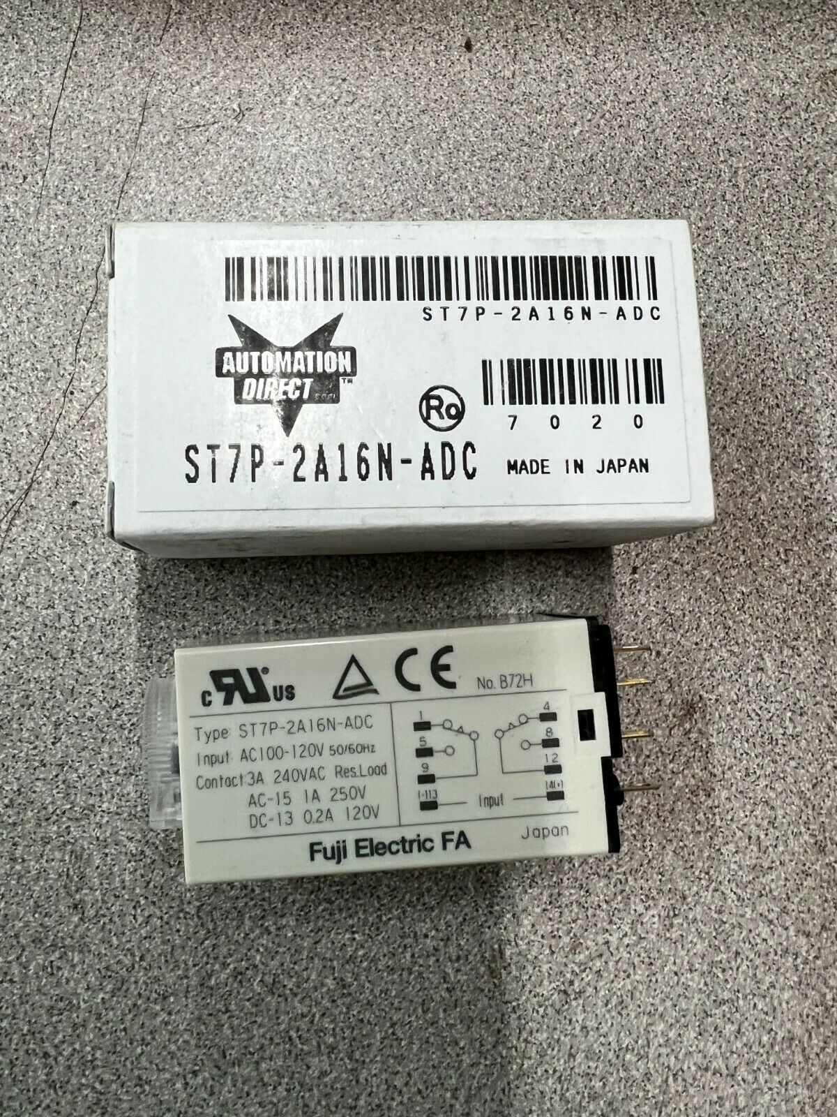 NEW IN BOX AUTOMATION DIRECT TIMING RELAY ST7P-2A16N-ADC