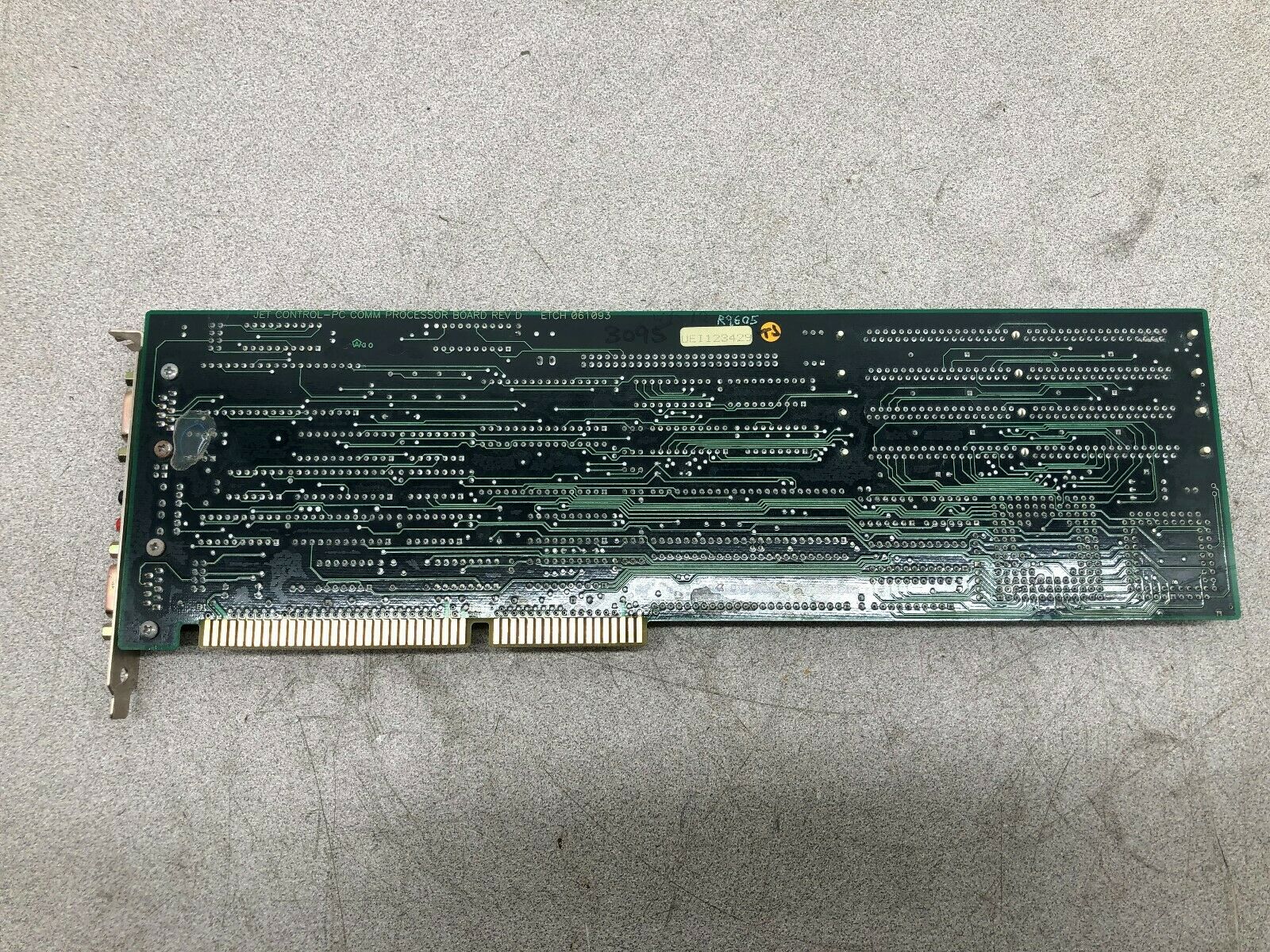 USED COMPUTER POWER JET CONTROL PC COMM PROCESSOR BOARD REV D ETCH 061093