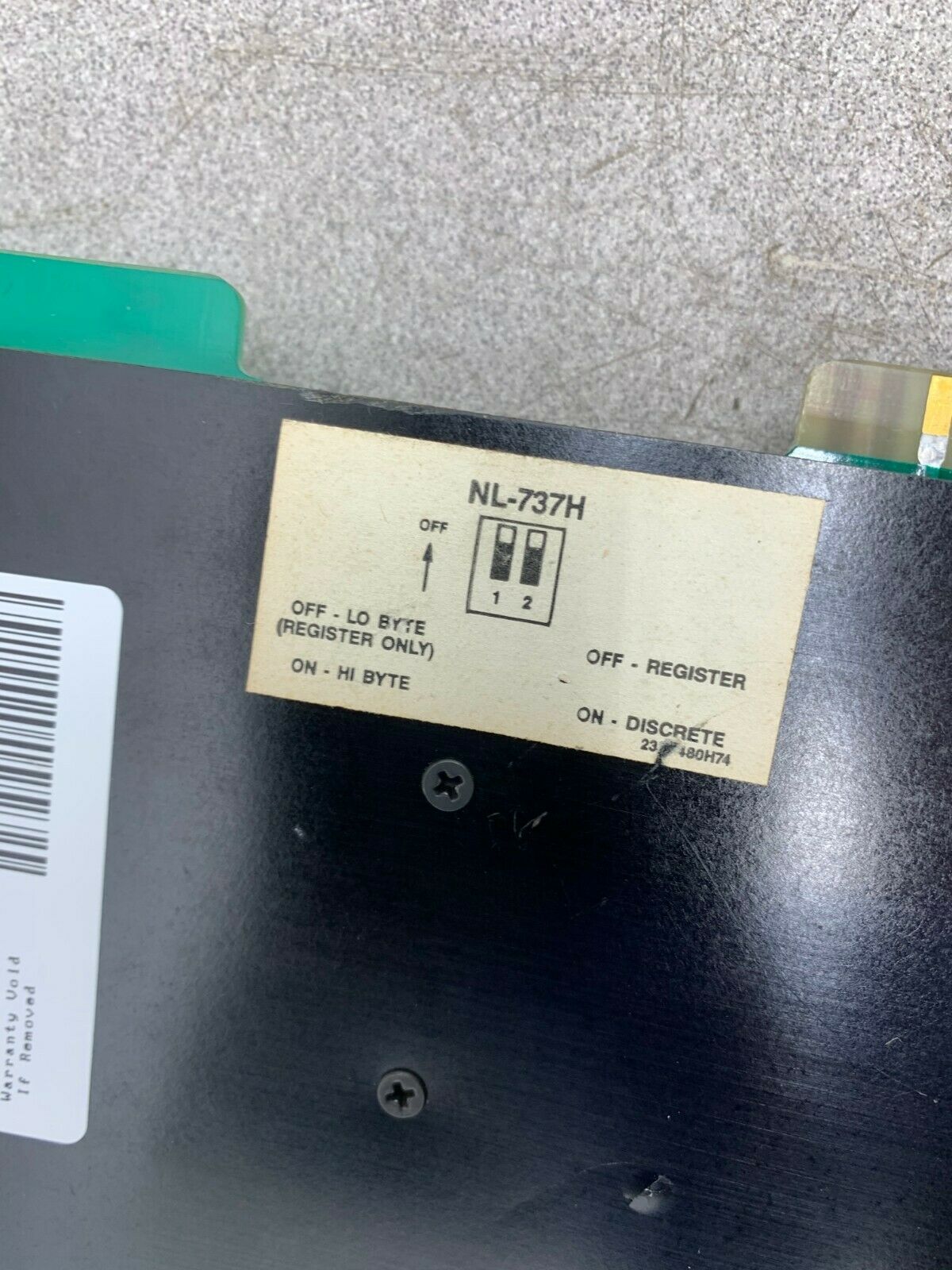 USED WESTINGHOUSE MODULE RELAY BOARD NL-737H