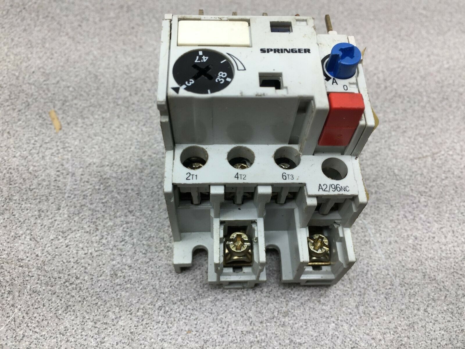 USED SPRINGER 600VAC 3-4.7 AMPS SOLID STATE OVERLOAD RELAY JM03K