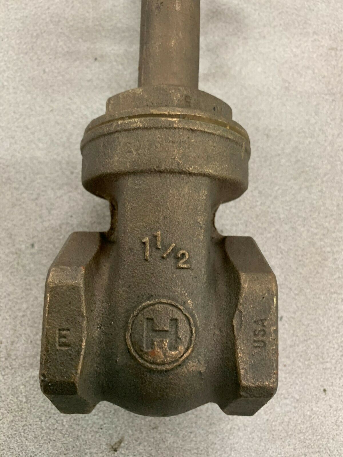 NEW NO BOX HAMMOND 1-1/2" BRONZE GATE VALVE IB640