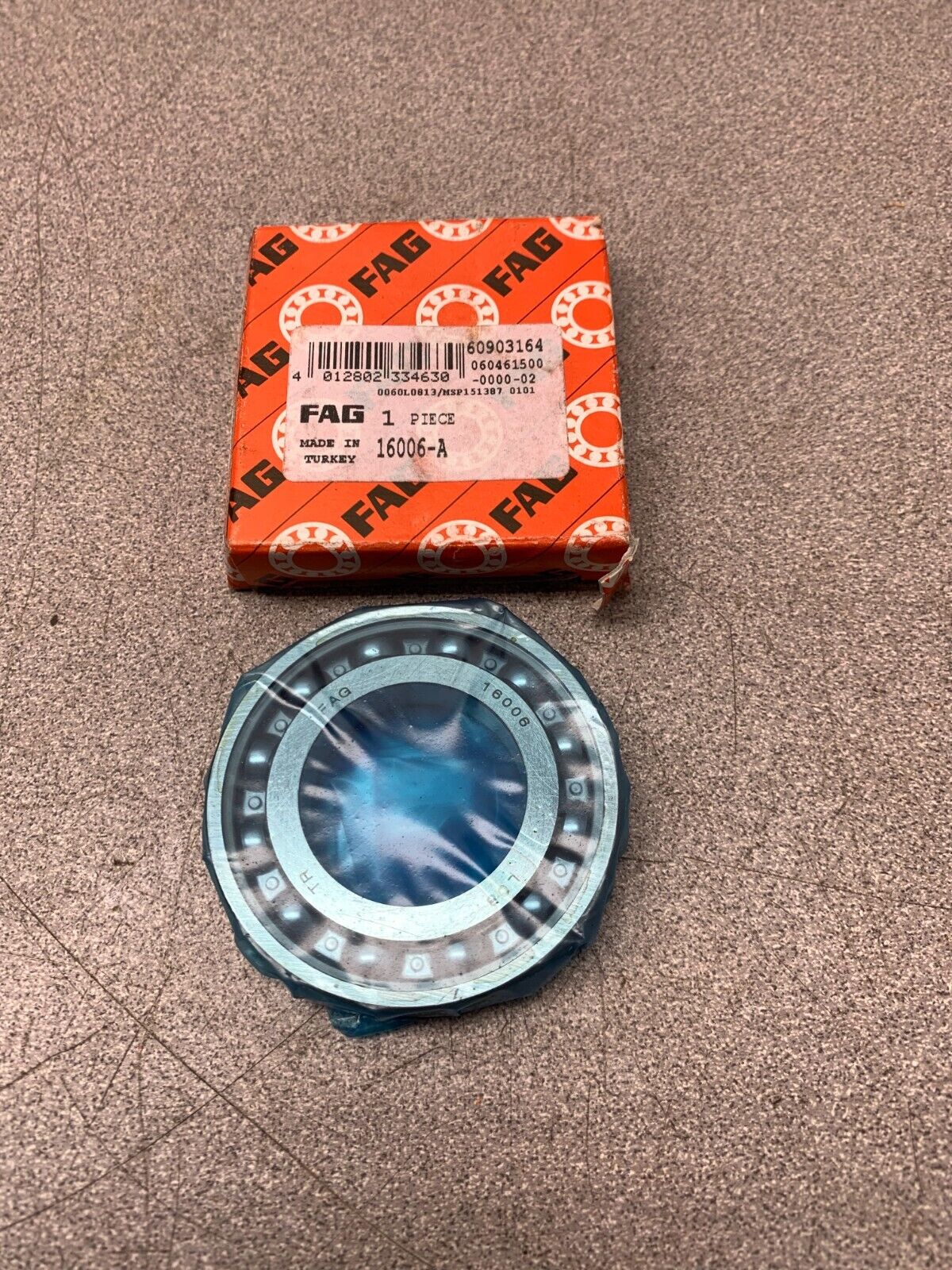 NEW IN BOX FAG ROLLER BEARING 16006-A