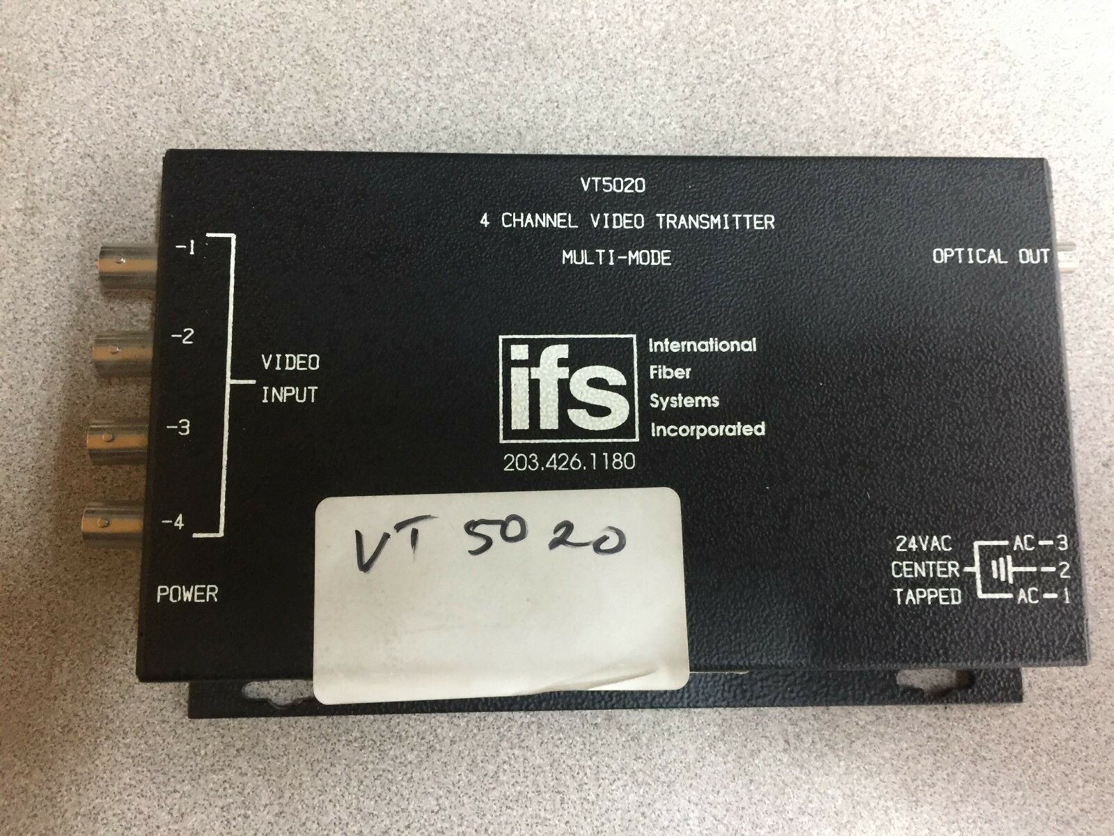 NEW NO BOX IFS 4 CHANNEL VIDEO TRANSMITTER MULTI MODE VT5020