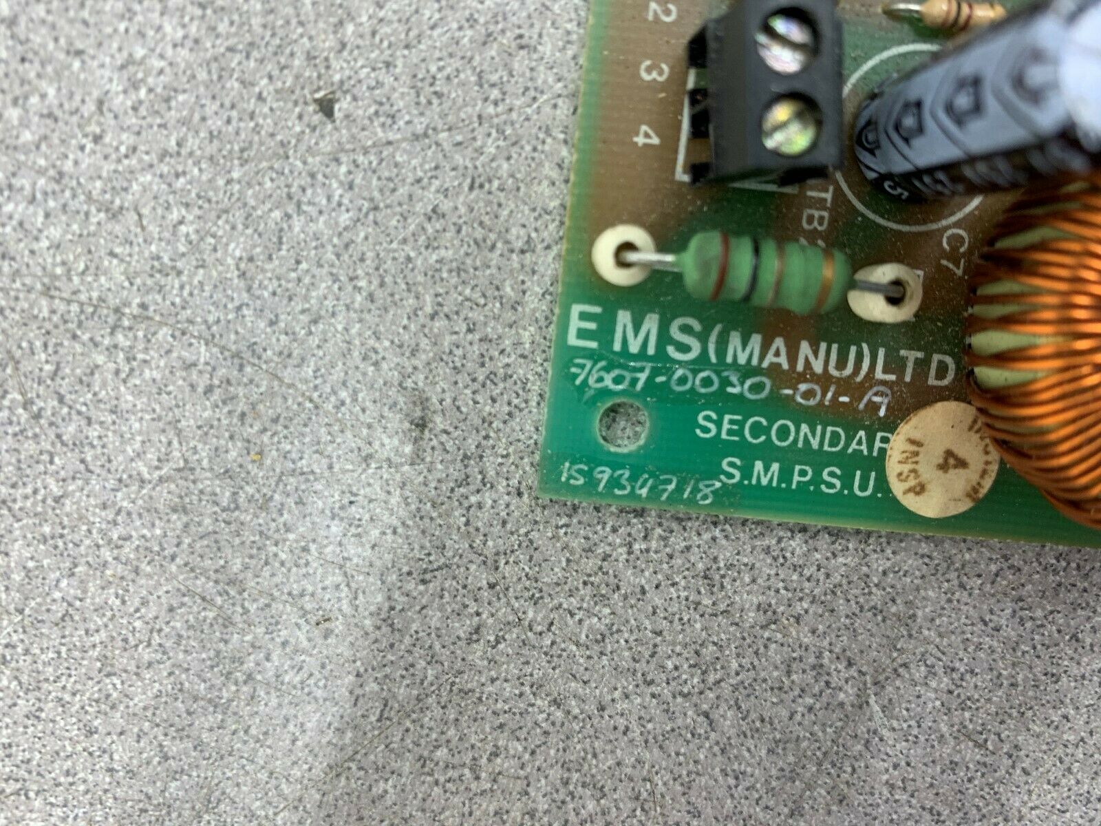 USED EMS CIRCUIT BOARD 7607-0030-01-A