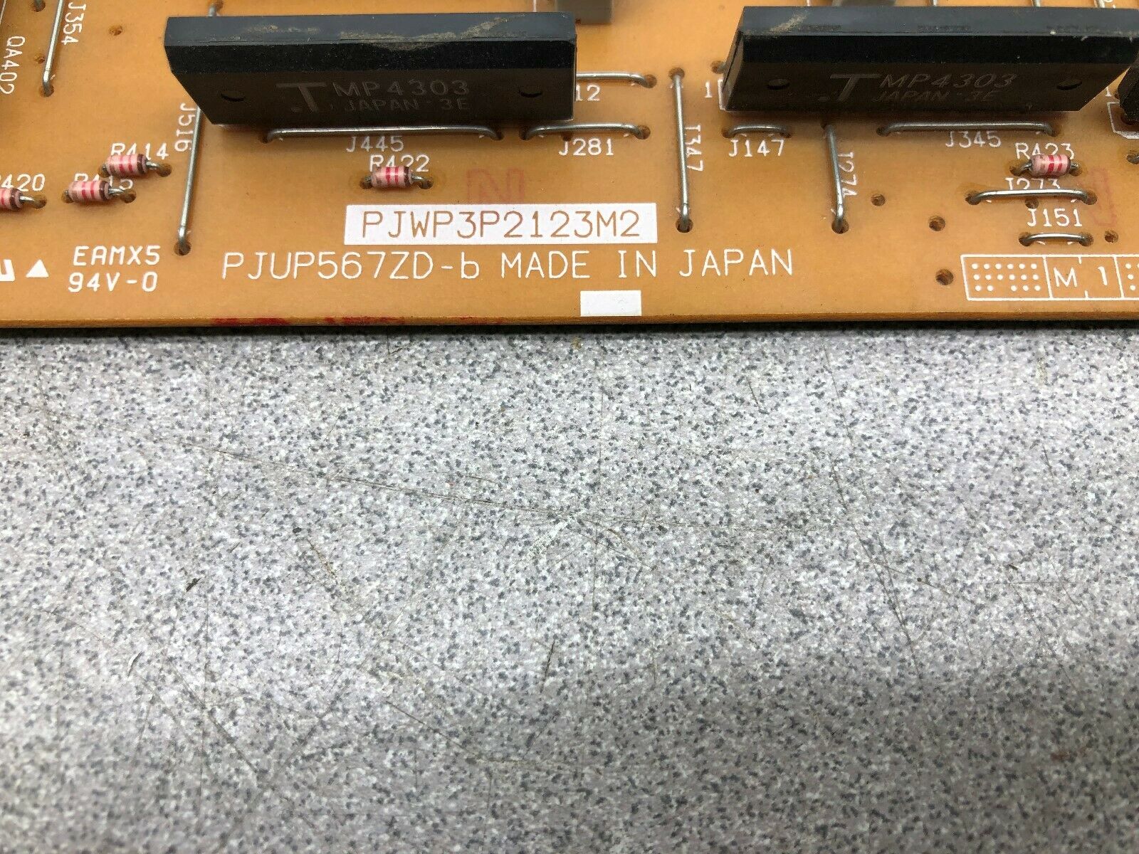 USED PANASONIC PRINTER RELAY TERMINAL BOARD PJWP3P2123M2