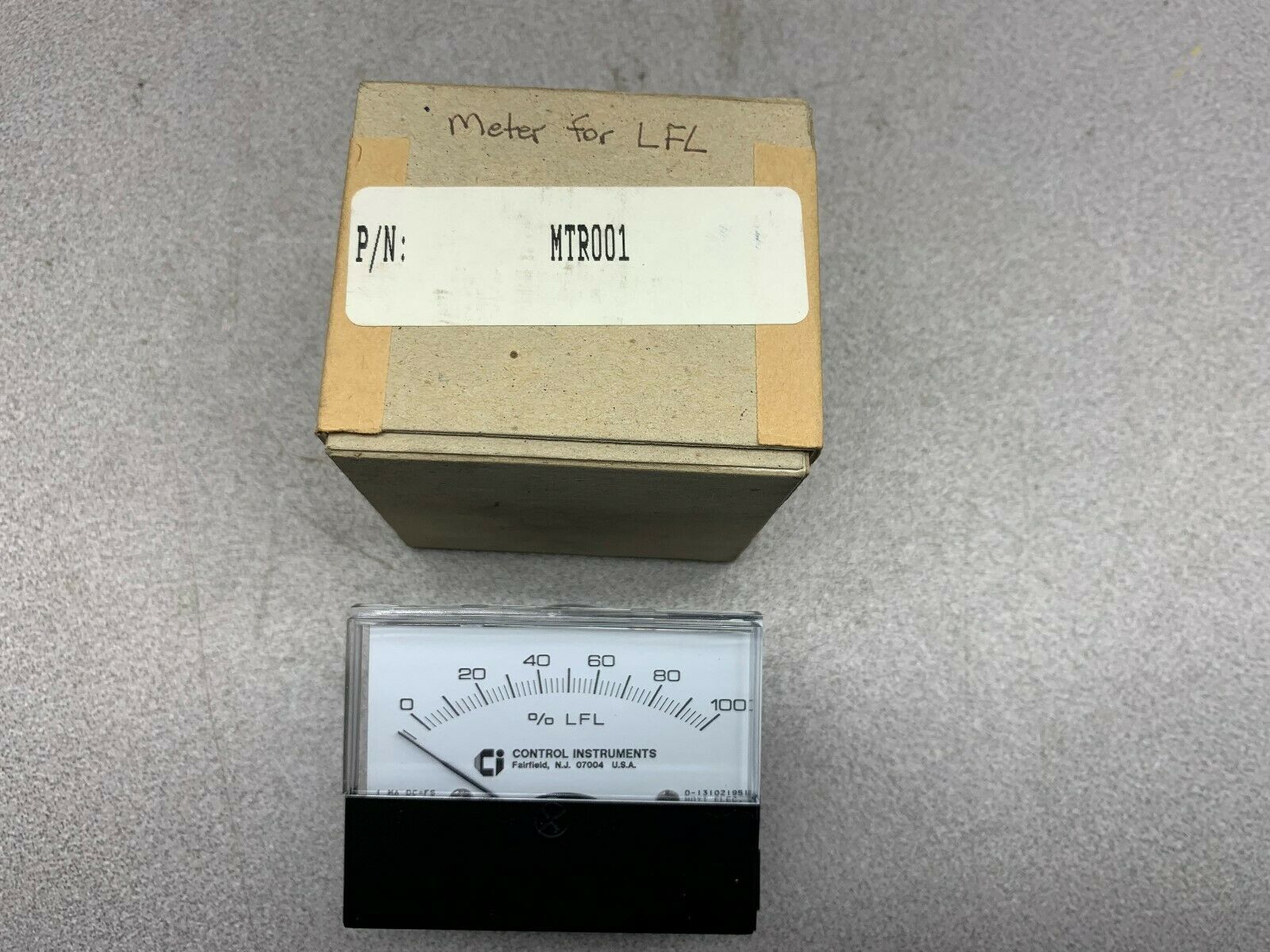 NEW IN BOX CONTROL INSTUMENTS METER MTR001