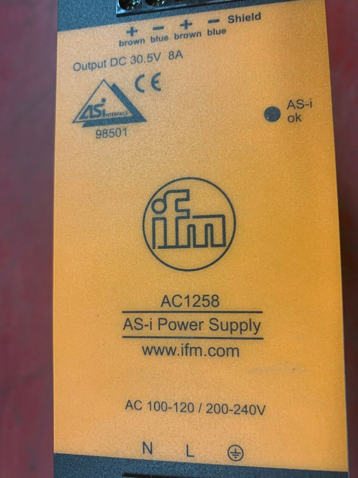 NEW IN BOX IFM POWER SUPPLY AC1258