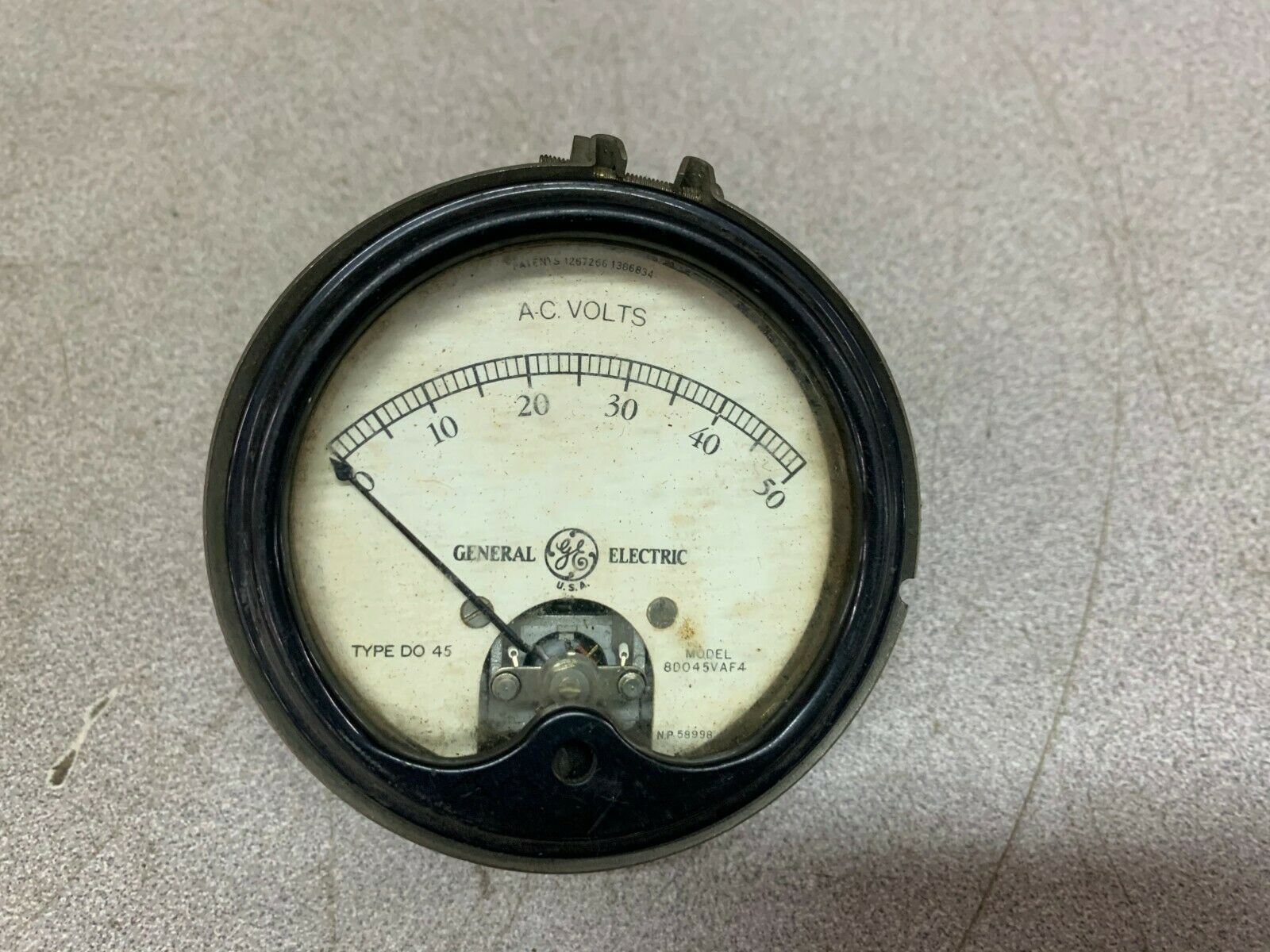 USED GE 0-50 ACV METER DO458D045VAF4