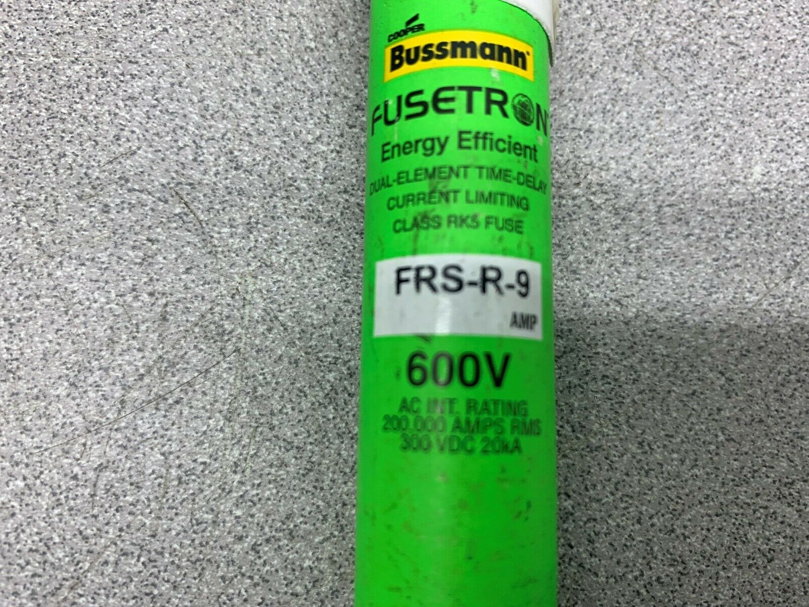 LOT OF 5 NEW NO BOX BUSSMAN FUSE FRS-R-9