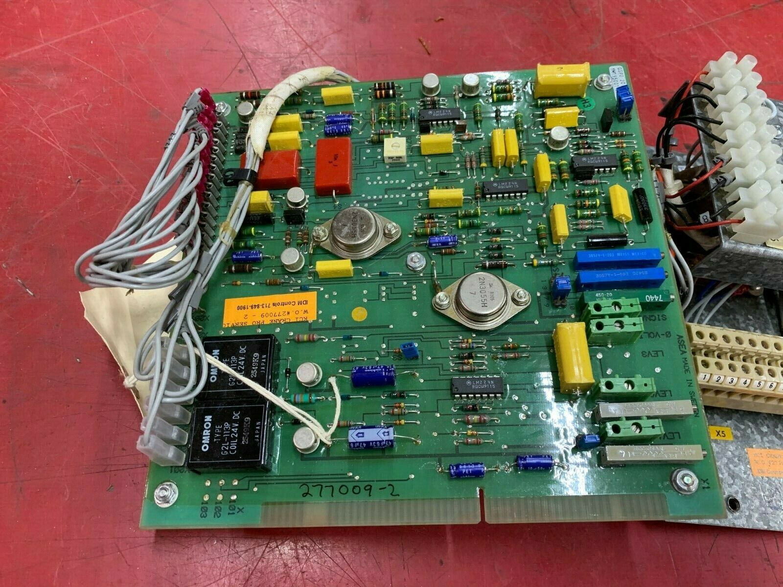 NEW NO BOX ASEA 277009-2 CIRCUIT BOARD YM195001-A/3 WITH 277009-1