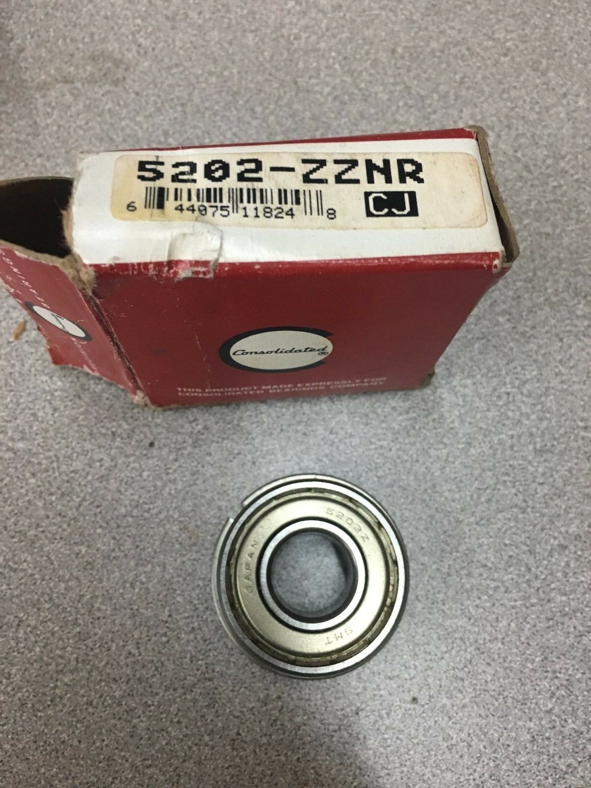 NEW IN BOX CONSOLIDATED BEARING 5202-ZZNR