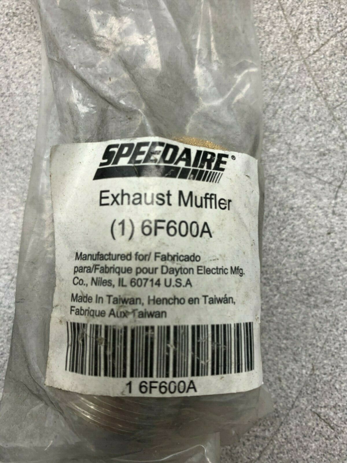 LOT OF 4 NEW IN BAG SPEEDAIRE EXHAUST MUFFLER 6F600A