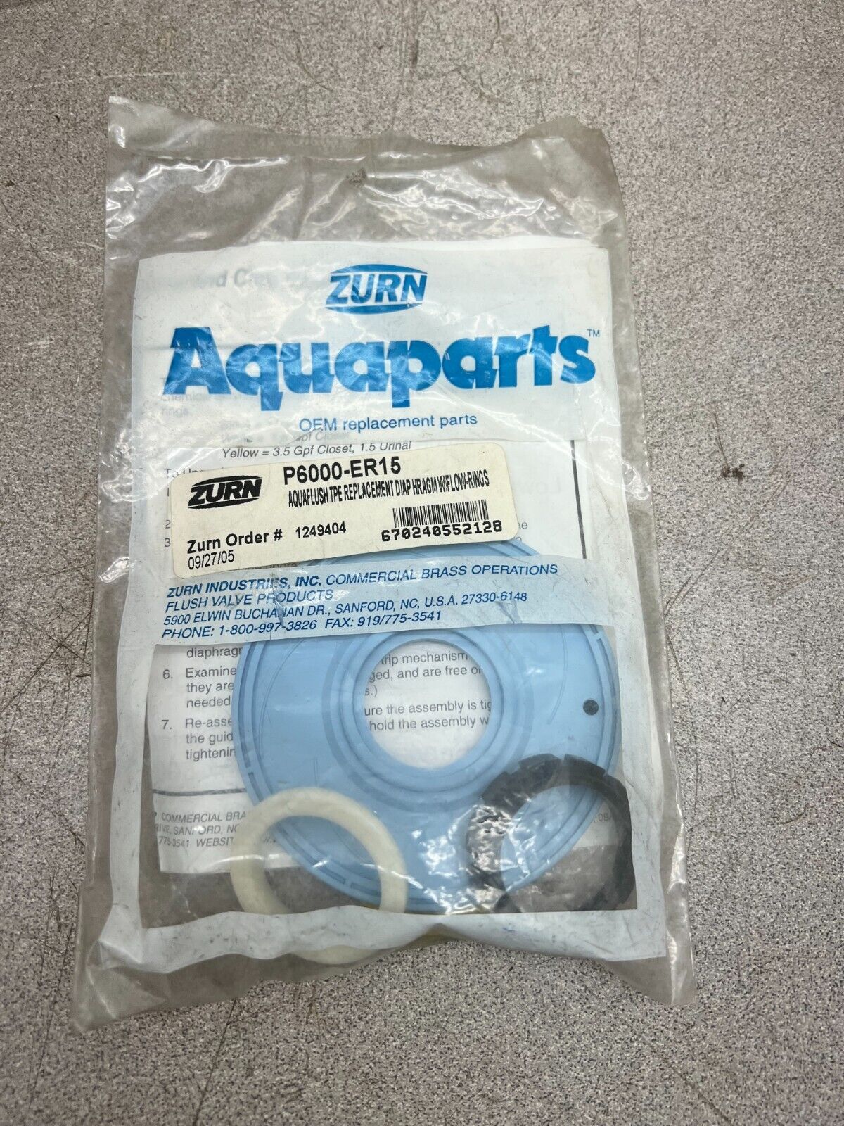 LOT OF 3 NEW IN BAG AQUAPARTS REPLACEMENT FLOW RINGS P6000-ER15