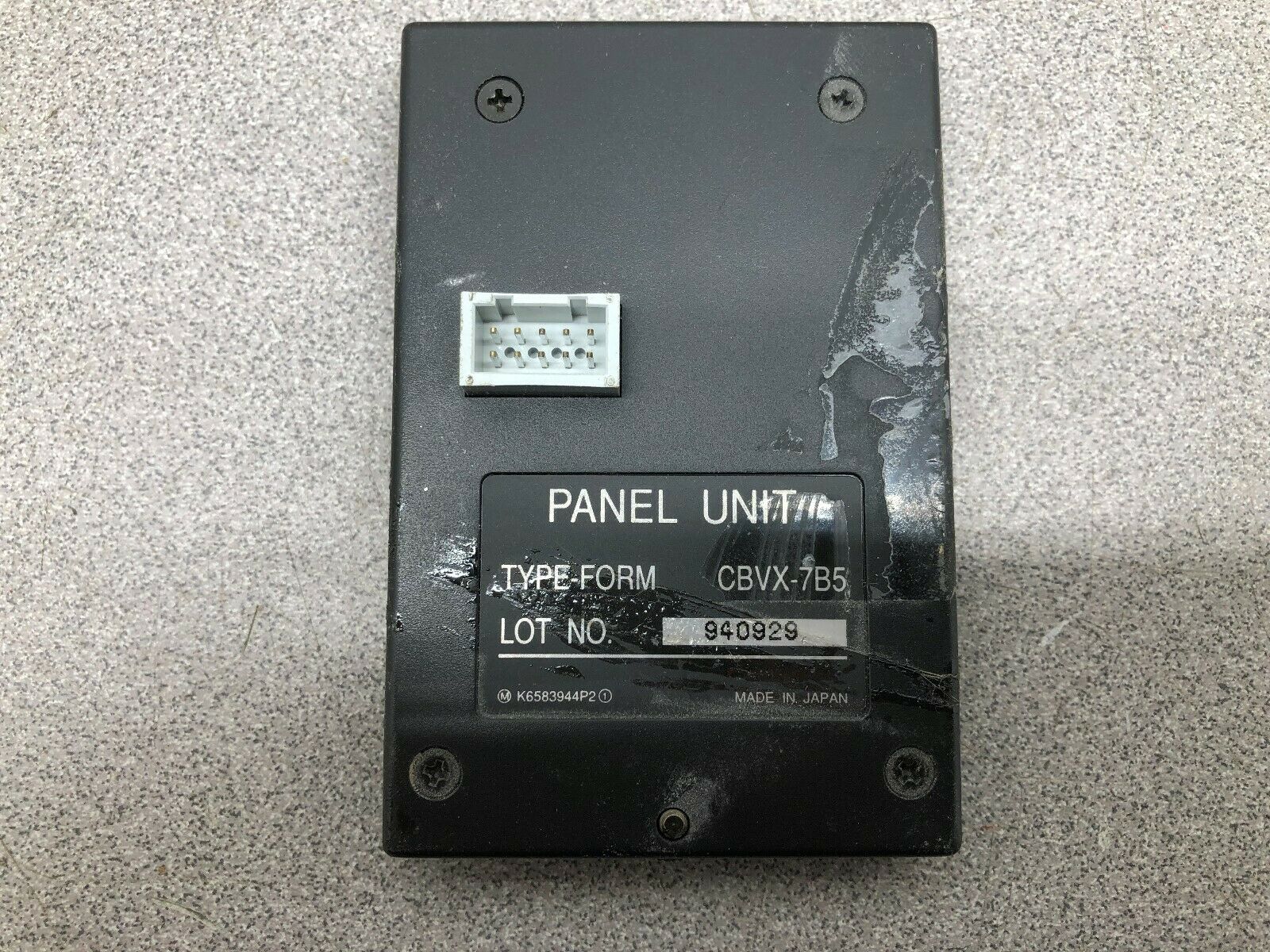 USED TOSHIBA KEY PAD PANEL UNIT CBVX-7B5