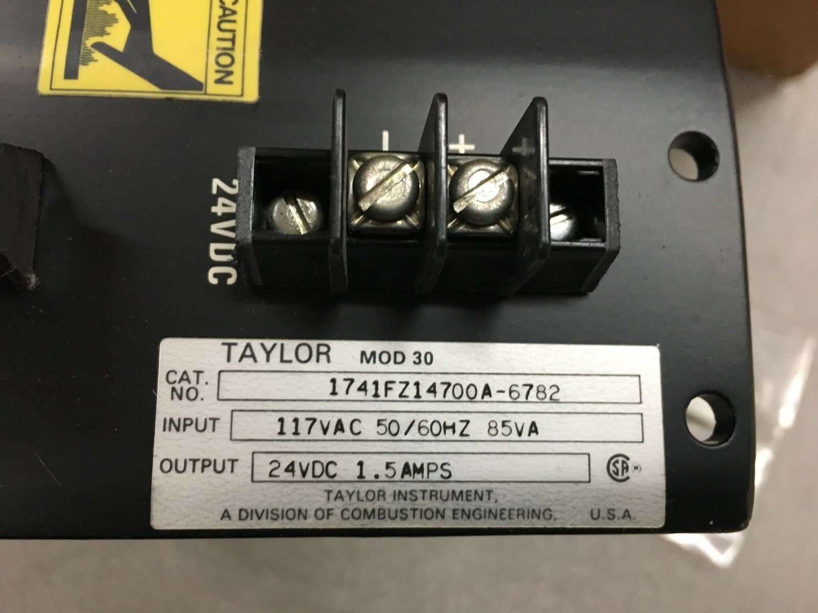 NEW IN BOX TAYLOR POWER SUPPLY 1741FZ14700A-6782