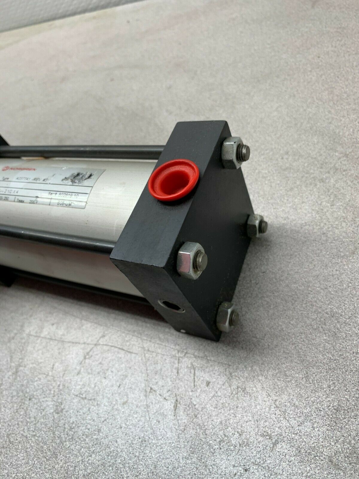 NEW NO BOX NORGREN 2-1/2 X 4" PNEUMATIC CYLINDER A0377A1 REV #3