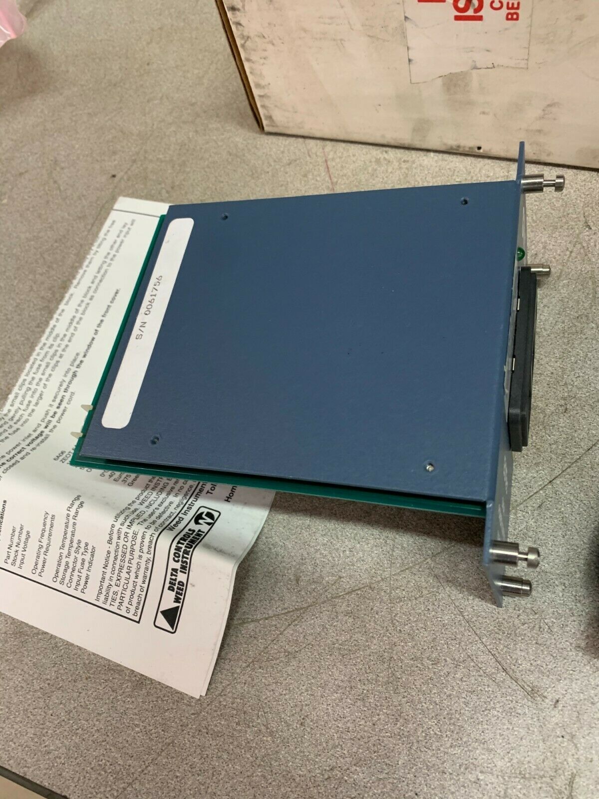 NEW IN BOX WEED FIBER-OPTICS POWER SUPPLY EOTEC 6A06